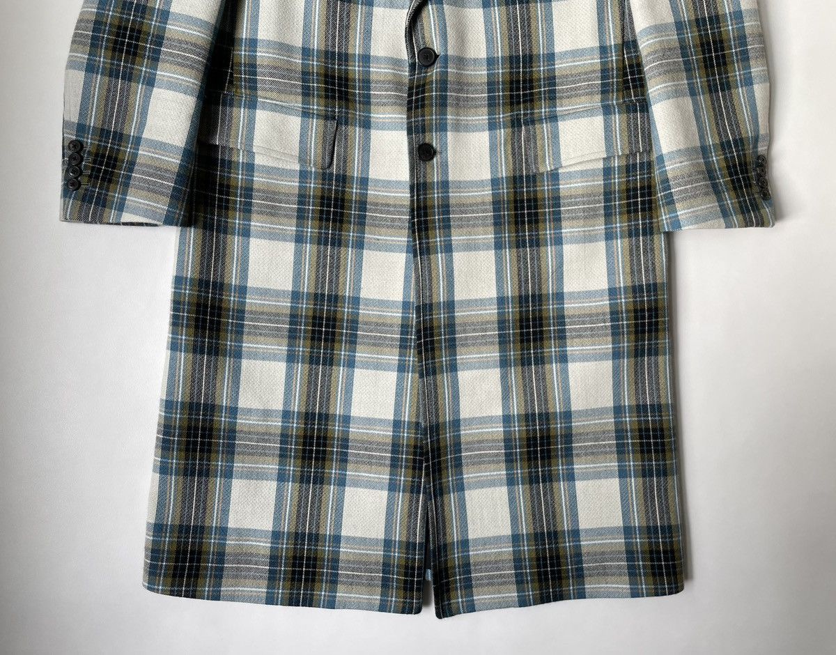 Dries Van Noten Boxy Check Wool Overcoat Size US L / EU 52-54 / 3 - 9 Thumbnail