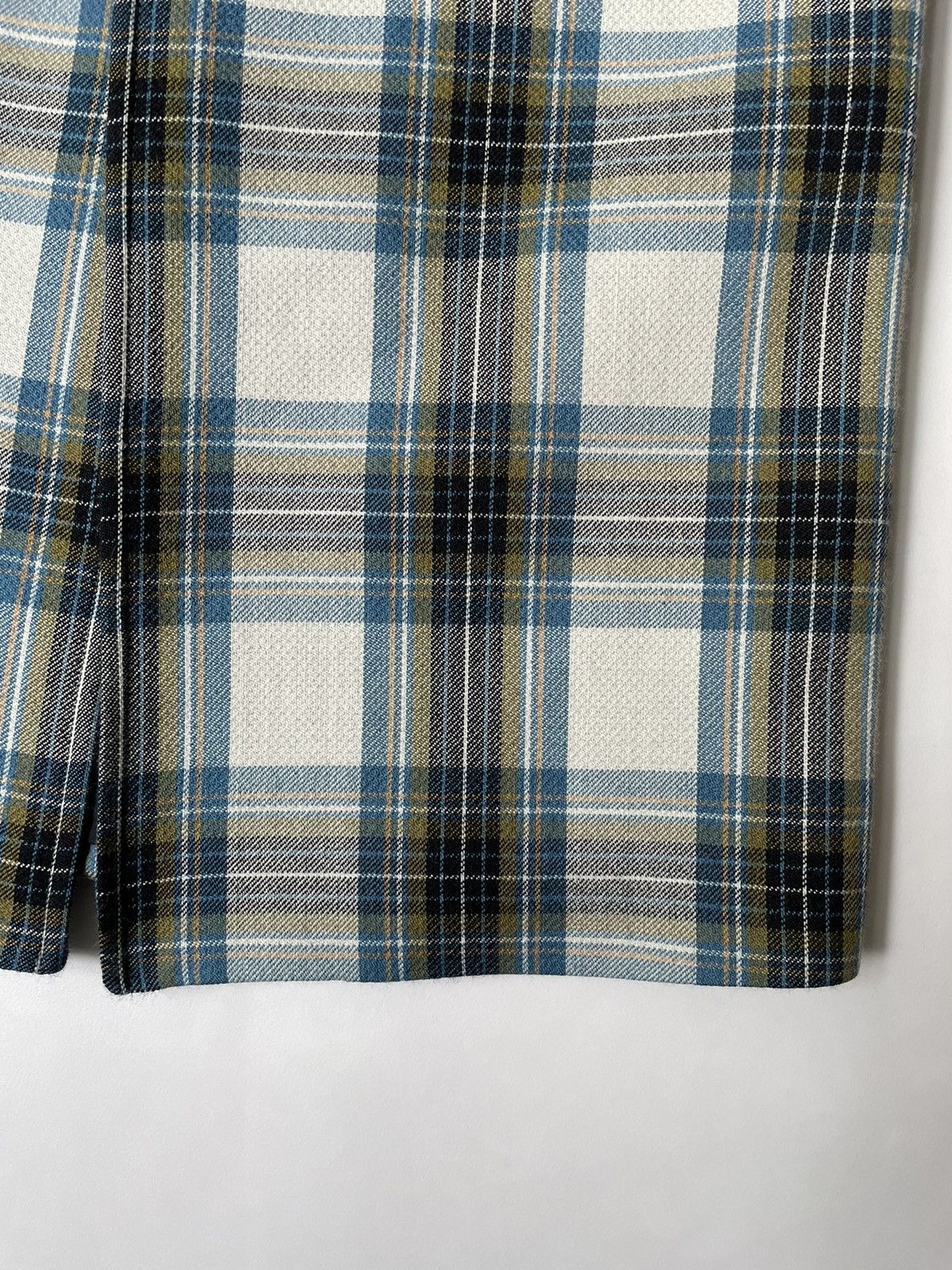 Dries Van Noten Boxy Check Wool Overcoat Size US L / EU 52-54 / 3 - 11 Thumbnail