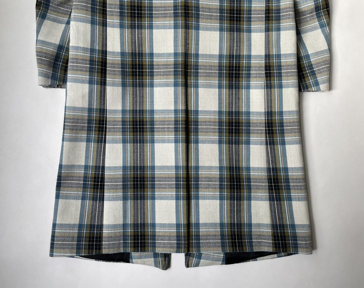 Dries Van Noten Boxy Check Wool Overcoat Size US L / EU 52-54 / 3 - 18 Thumbnail