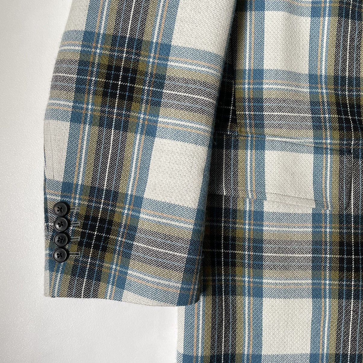 Dries Van Noten Boxy Check Wool Overcoat Size US L / EU 52-54 / 3 - 8 Thumbnail