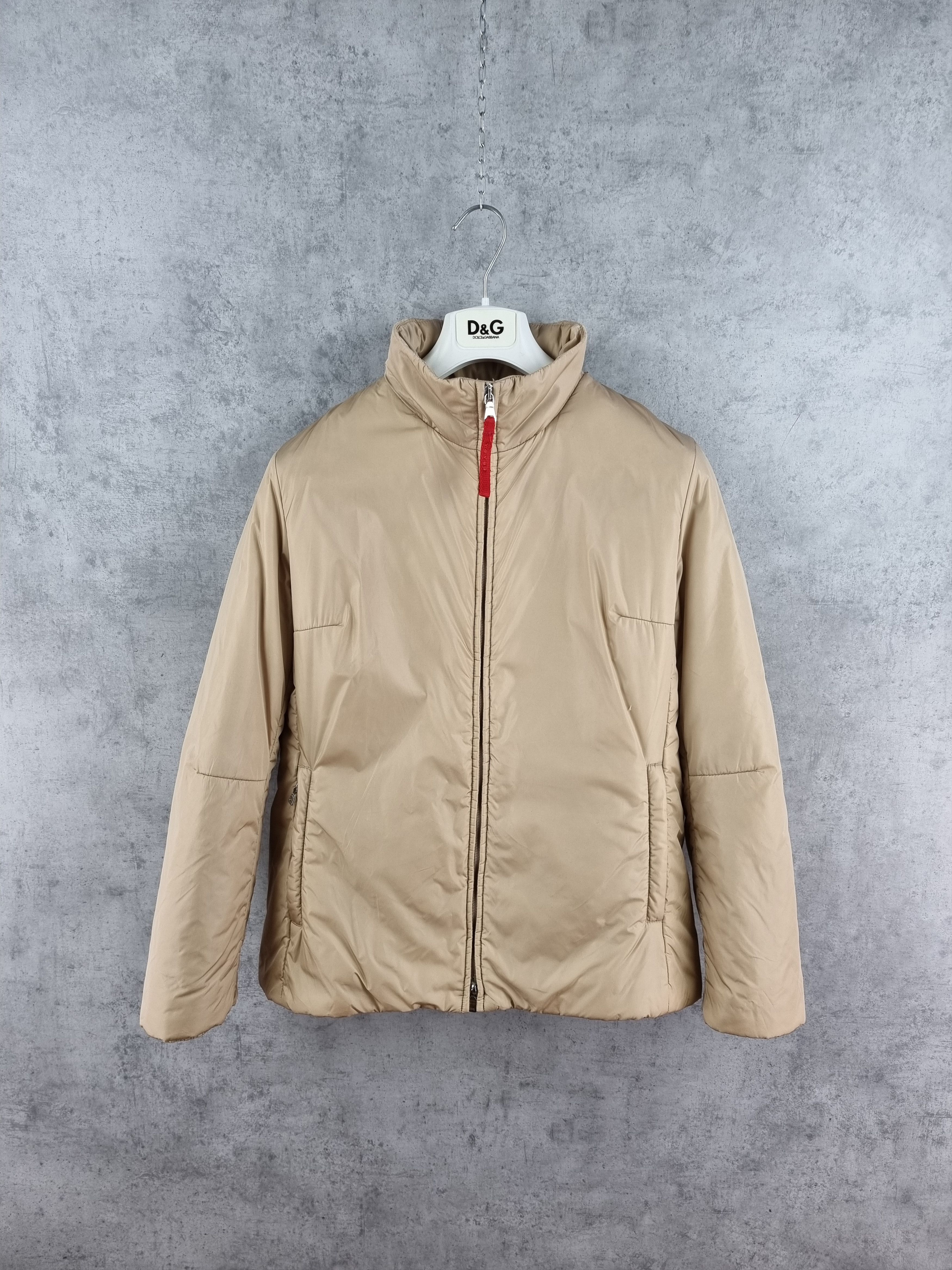 Prada 90s PRADA Gold Nylon Soft Fabrics Vintage Jacket Size M / US 6-8 / IT 42-44 - 5 Thumbnail