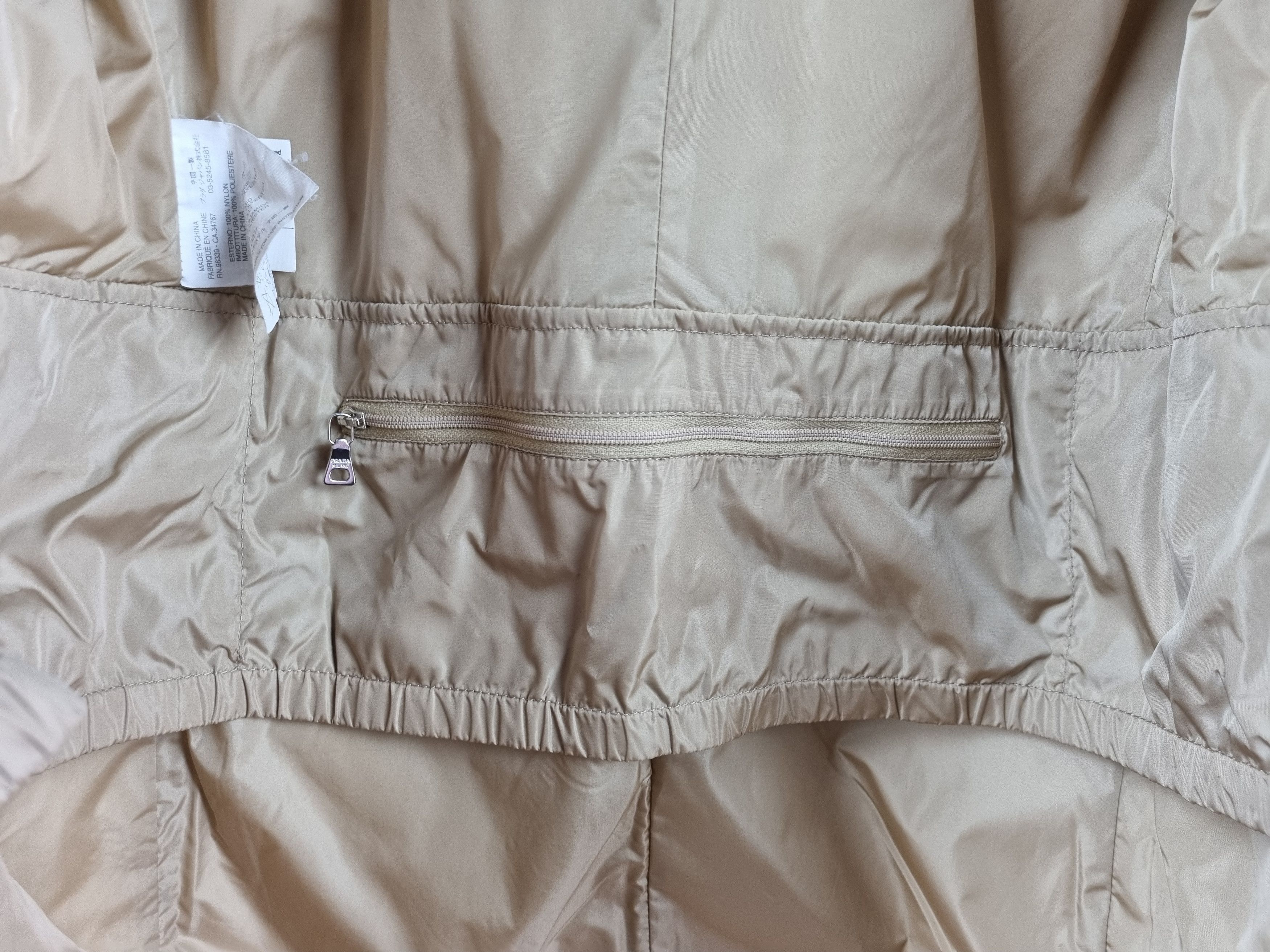 Prada 90s PRADA Gold Nylon Soft Fabrics Vintage Jacket Size M / US 6-8 / IT 42-44 - 12 Thumbnail
