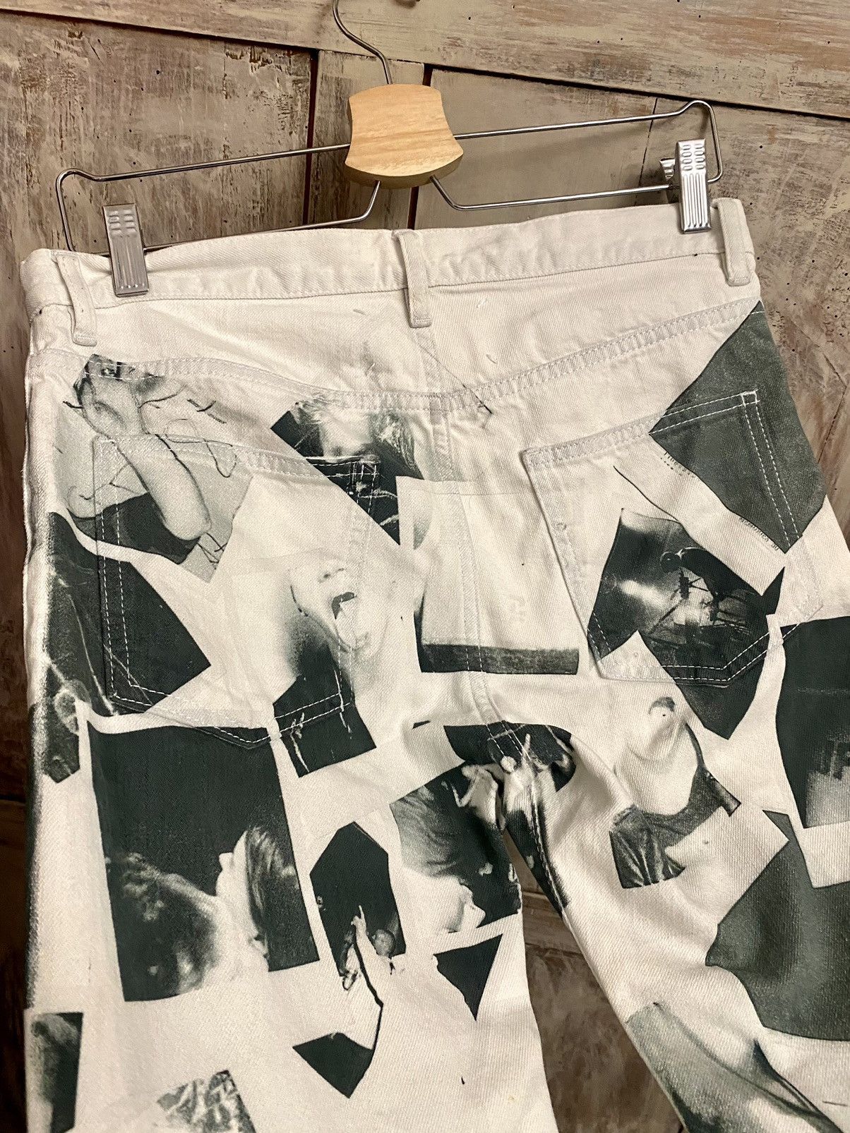 Maison Margiela margiela polaroïd print slim denim pants runway ss 2016 Size US 28 / EU 44 - 12 Thumbnail