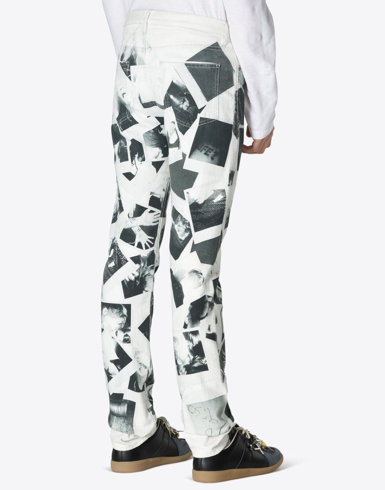 Maison Margiela margiela polaroïd print slim denim pants runway ss 2016 Size US 28 / EU 44 - 14 Thumbnail