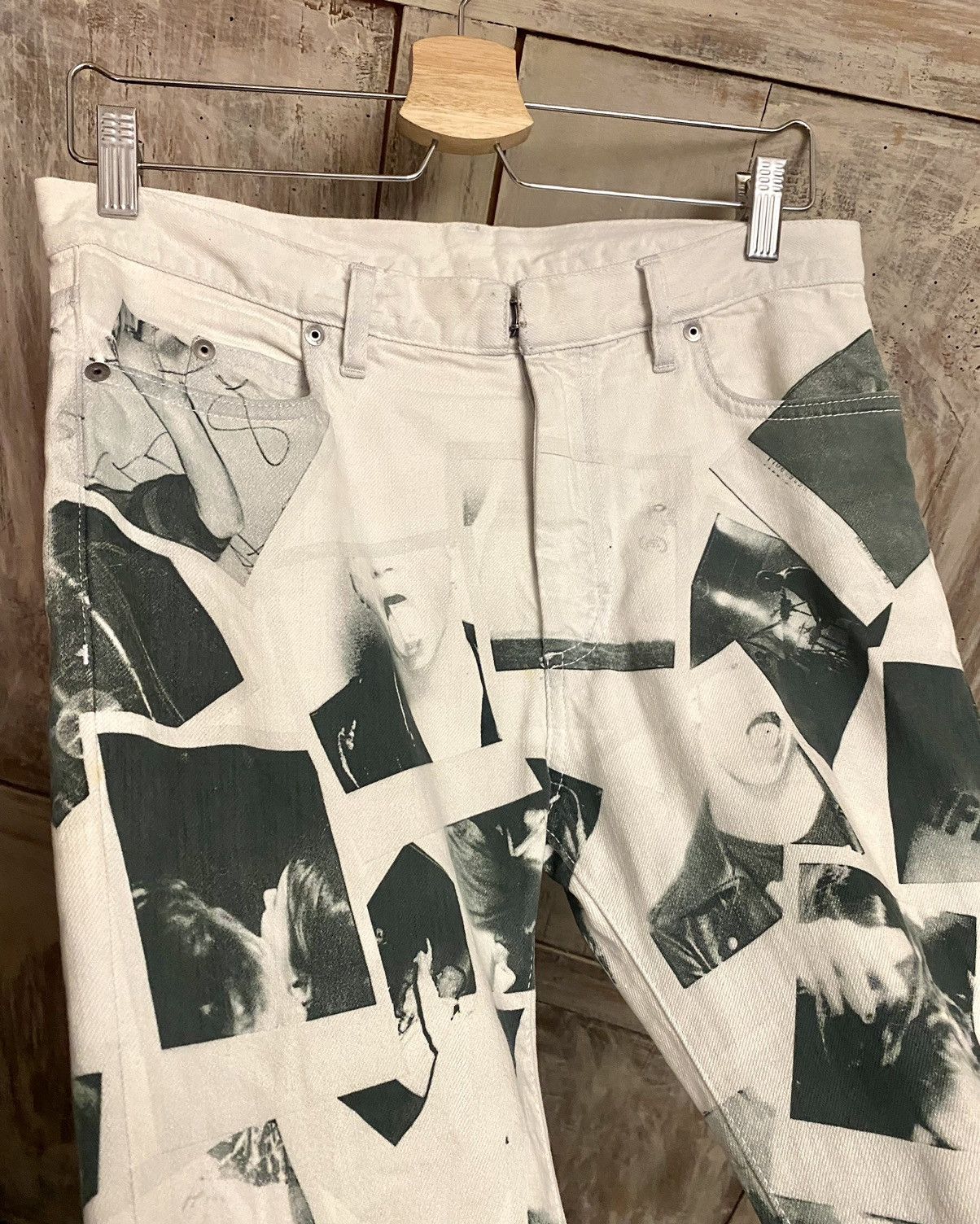 Maison Margiela margiela polaroïd print slim denim pants runway ss 2016 Size US 28 / EU 44 - 11 Thumbnail