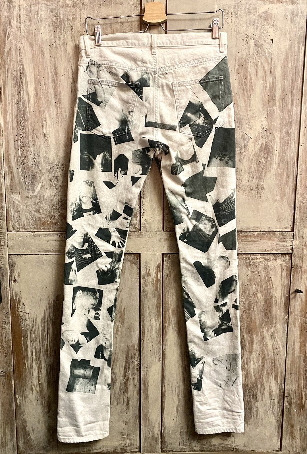 Maison Margiela margiela polaroïd print slim denim pants runway ss 2016 Size US 28 / EU 44 - 4 Thumbnail