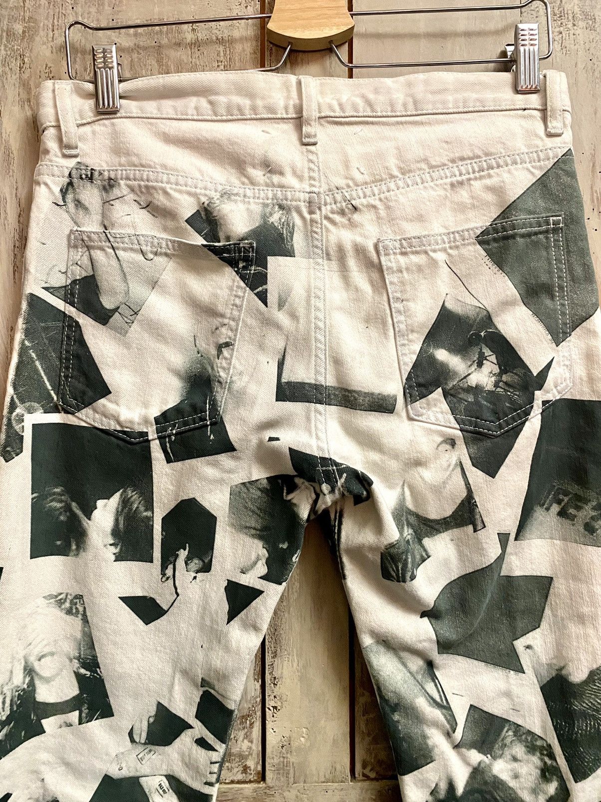Maison Margiela margiela polaroïd print slim denim pants runway ss 2016 Size US 28 / EU 44 - 6 Thumbnail