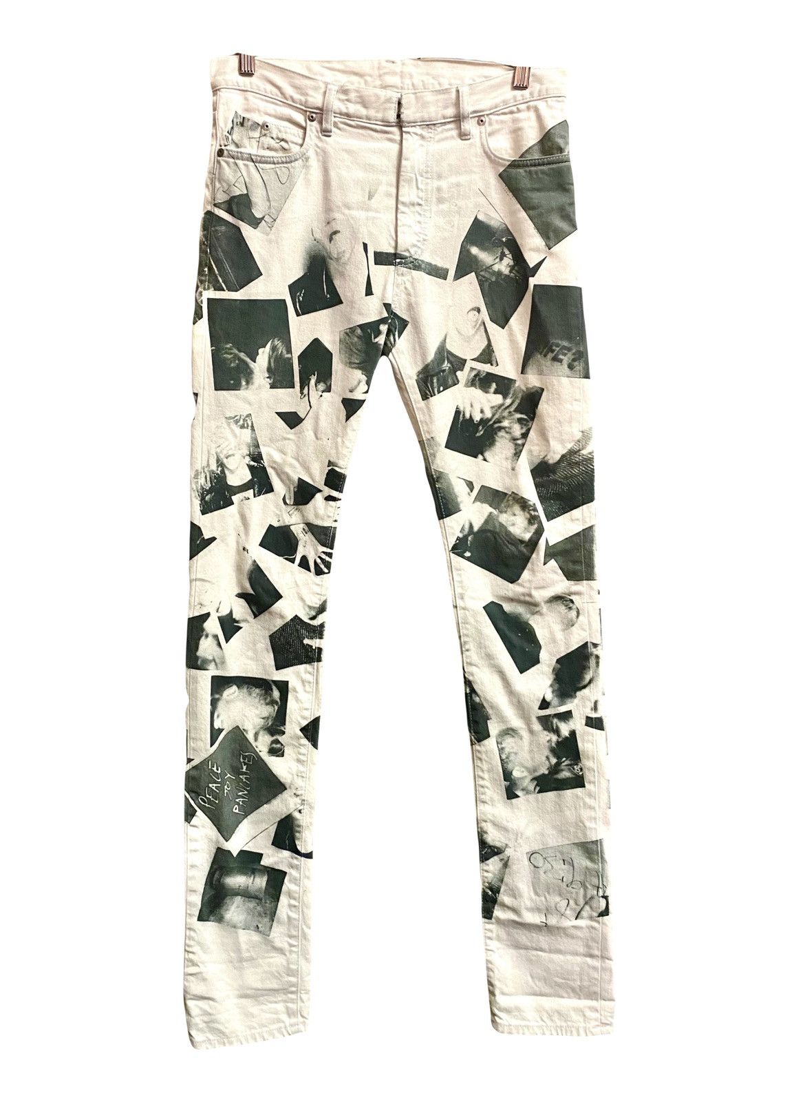 Maison Margiela margiela polaroïd print slim denim pants runway ss 2016 Size US 28 / EU 44 - 1 Thumbnail