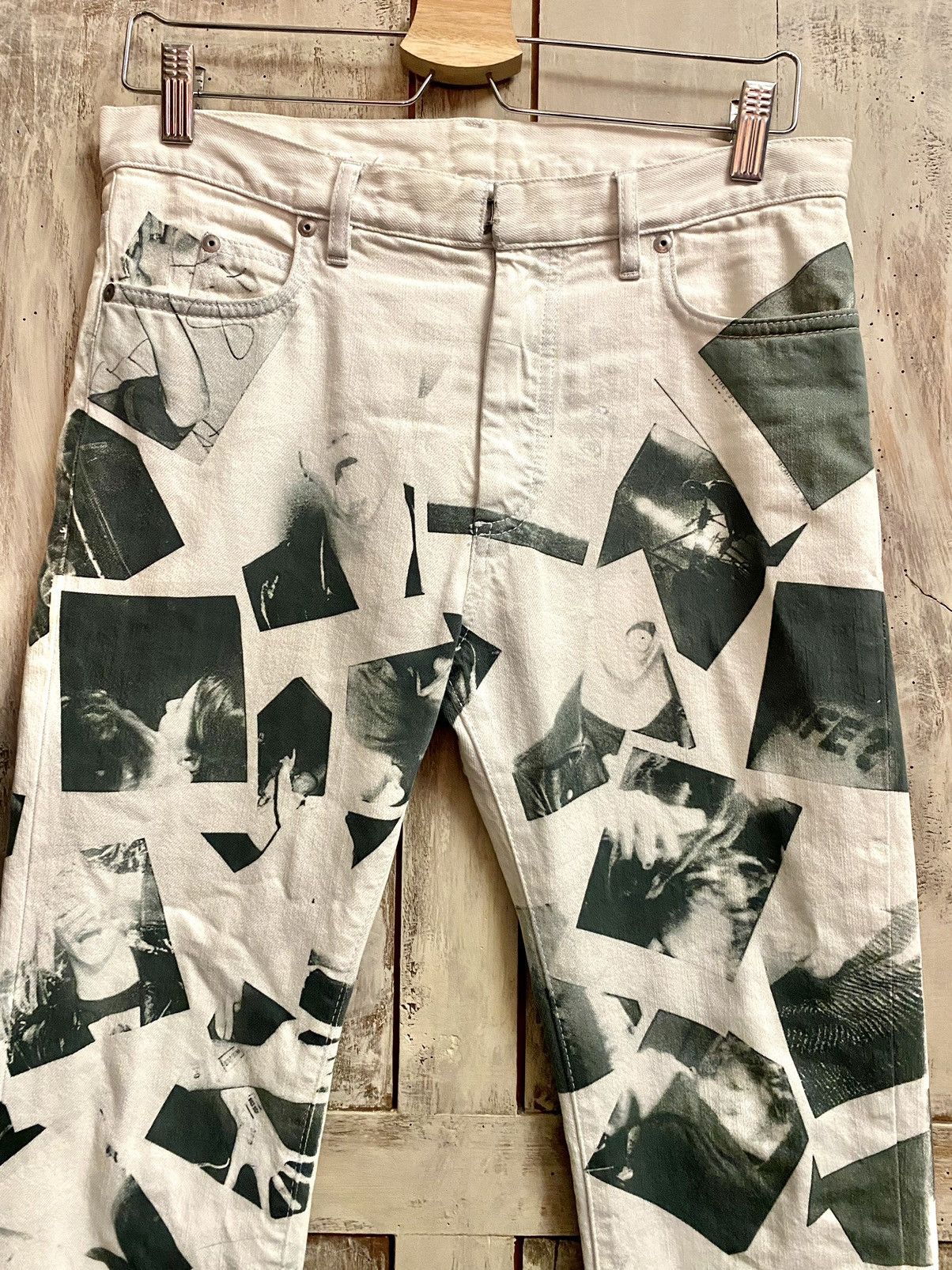 Maison Margiela margiela polaroïd print slim denim pants runway ss 2016 Size US 28 / EU 44 - 7 Thumbnail