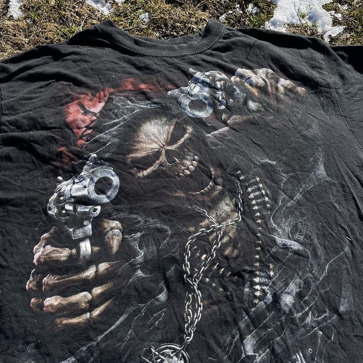 Band Tees Vintage 90s 666 Skulls Sexy Vamp Dead Face Horror Tee 90s Size US XL / EU 56 / 4 - 5 Thumbnail