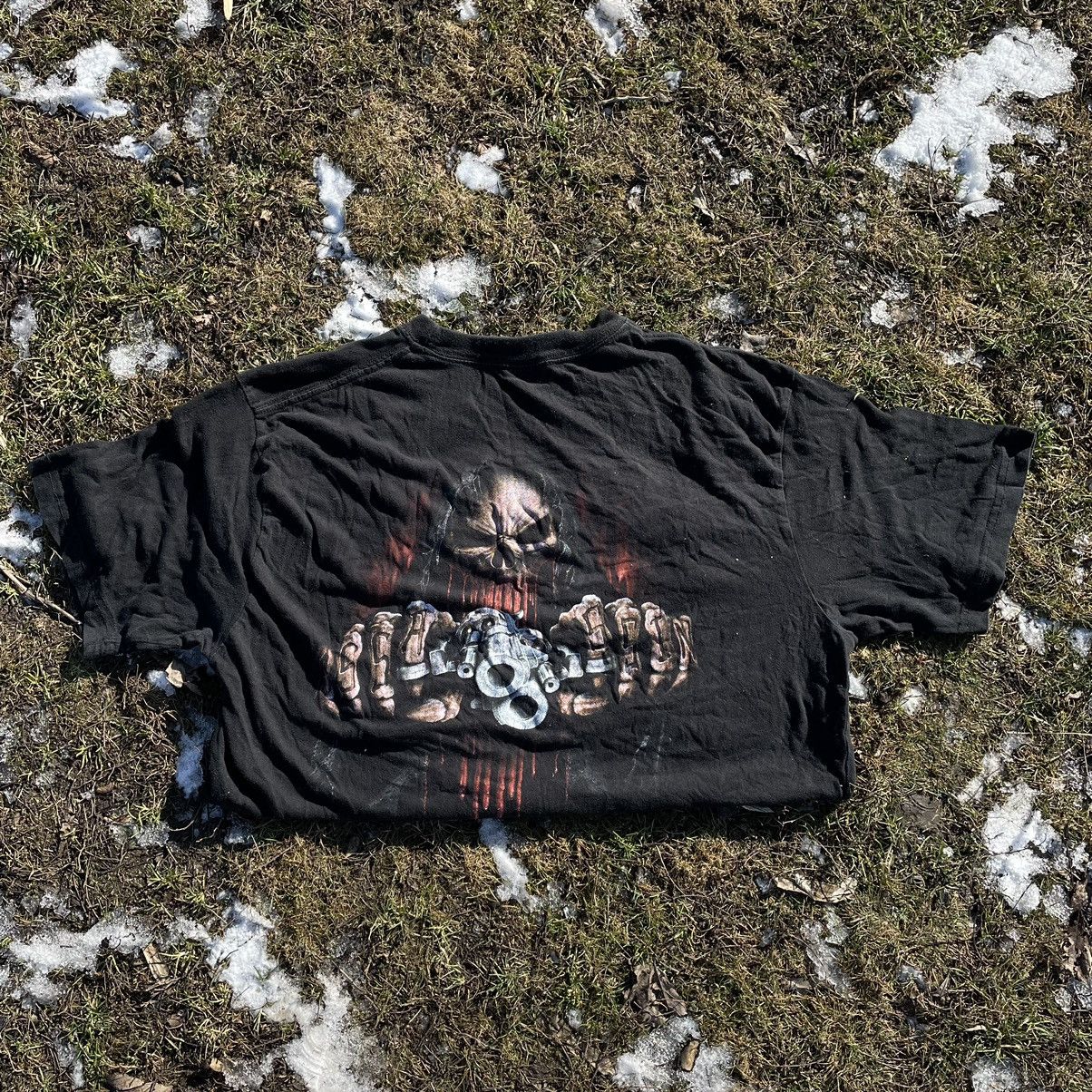 Band Tees Vintage 90s 666 Skulls Sexy Vamp Dead Face Horror Tee 90s Size US XL / EU 56 / 4 - 6 Thumbnail