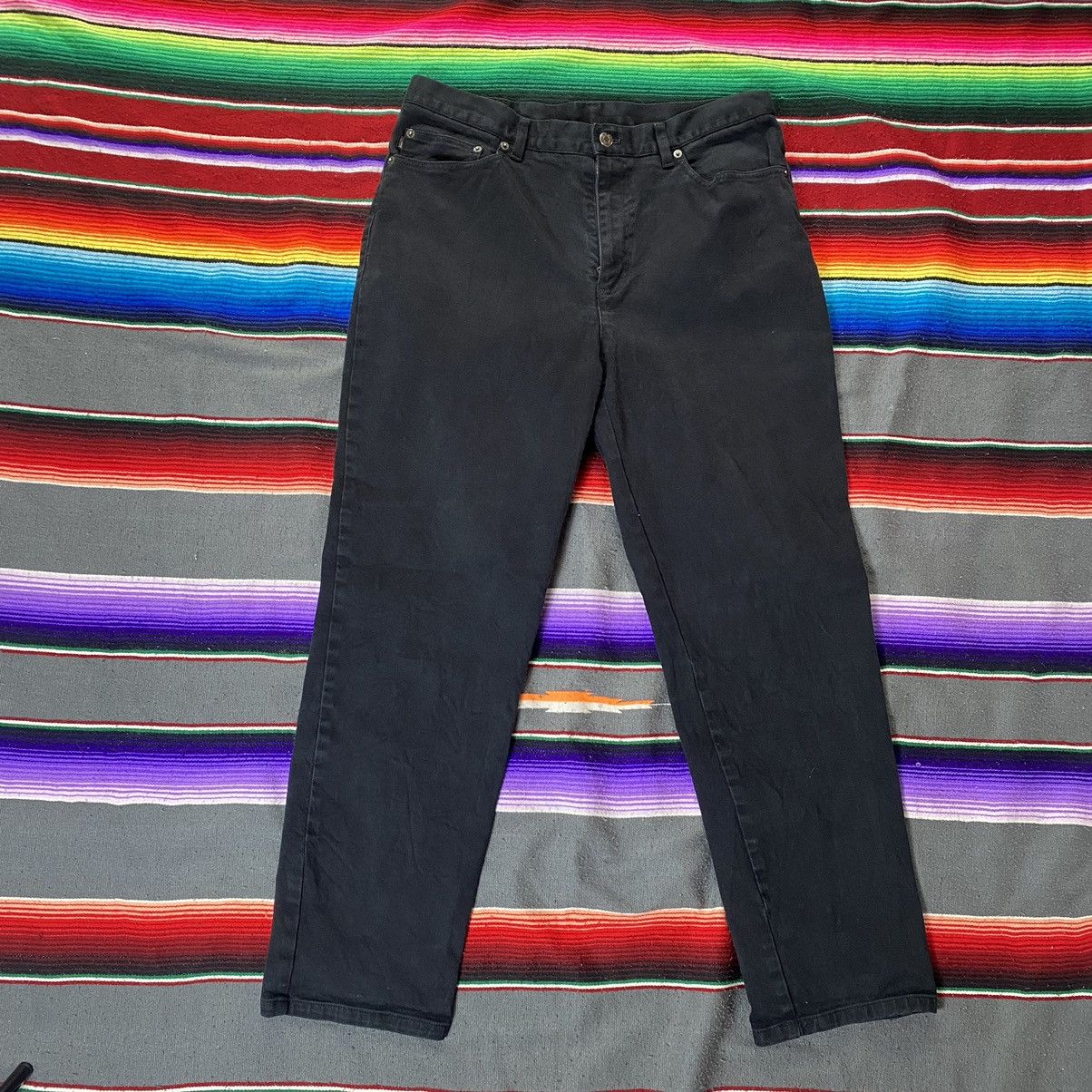 Ralph Lauren Vintage Lauren Jeans Co. Black Denim Size US 36 / EU 52 - 2 Thumbnail