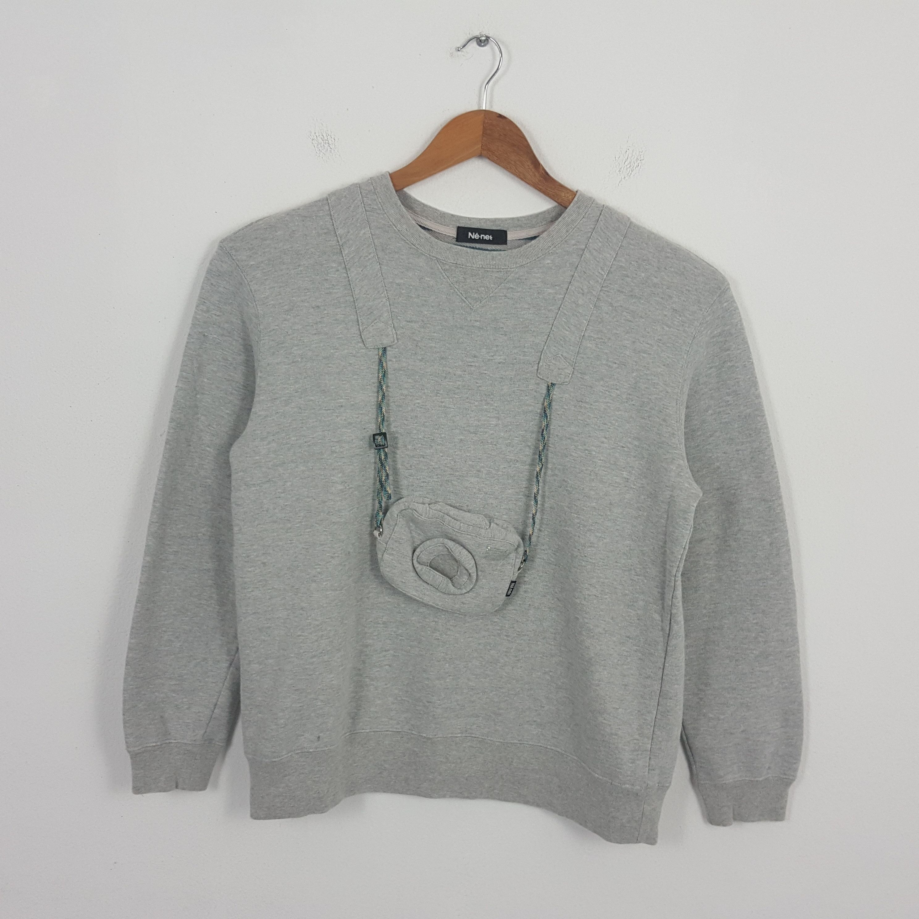 Issey Miyake × Ne-Net × Vintage Vintage NE-NET Issey Miyake Rare Design Sweatshirt Size US L / EU 52-54 / 3 - 1 Thumbnail