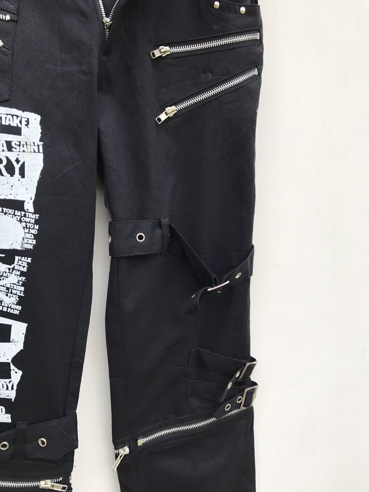 Japanese Brand GLP Punk Bondage Pants Fashion Parachute Casual Pants Size US 29 - 10 Thumbnail