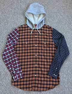 Supreme Hooded Flannel Shirt | Grailed