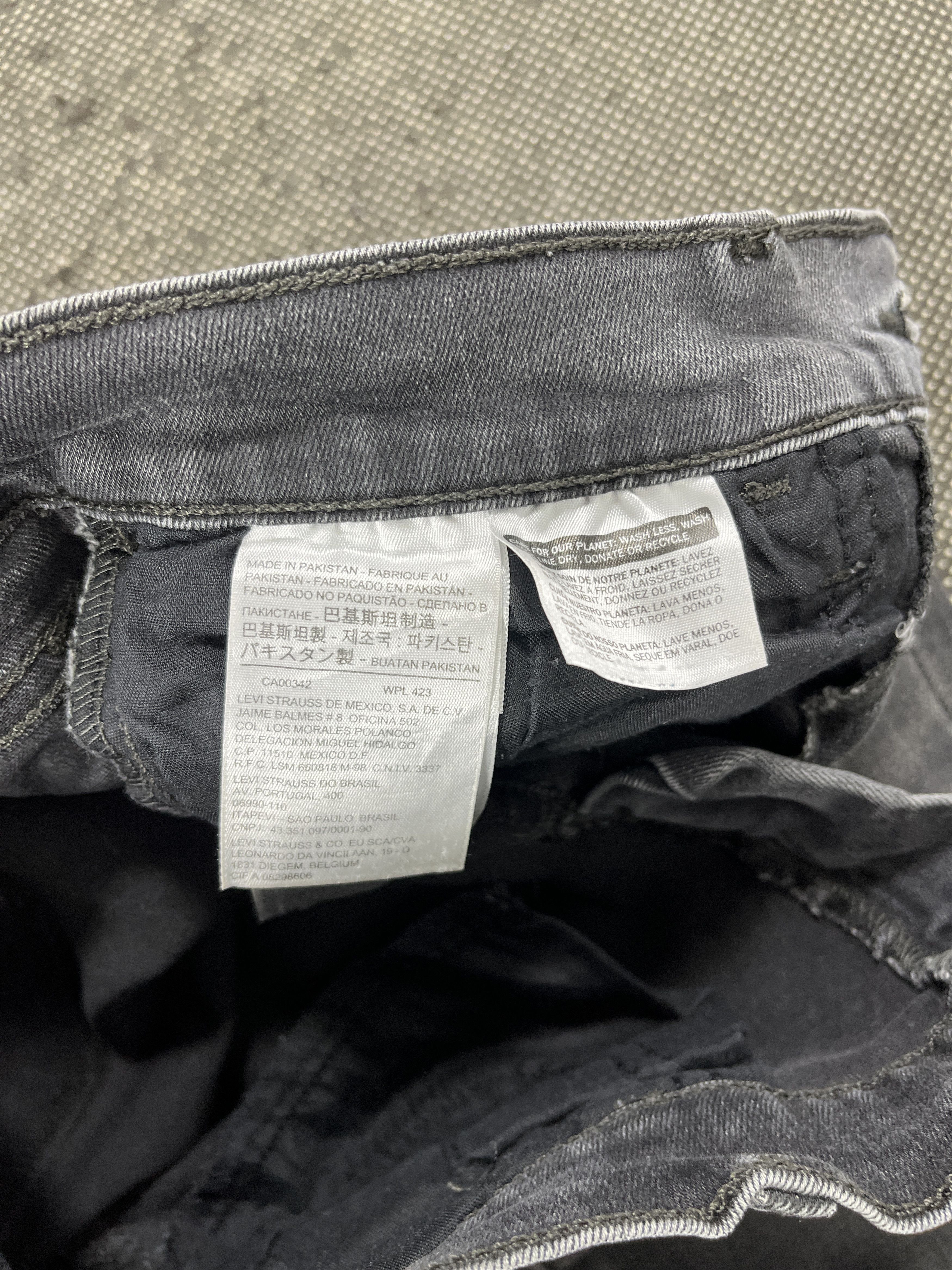 Levi's × Vintage Vintage Levis 710 Super Skinny Jeans JP099 Size 28" / US 6 / IT 42 - 7 Thumbnail