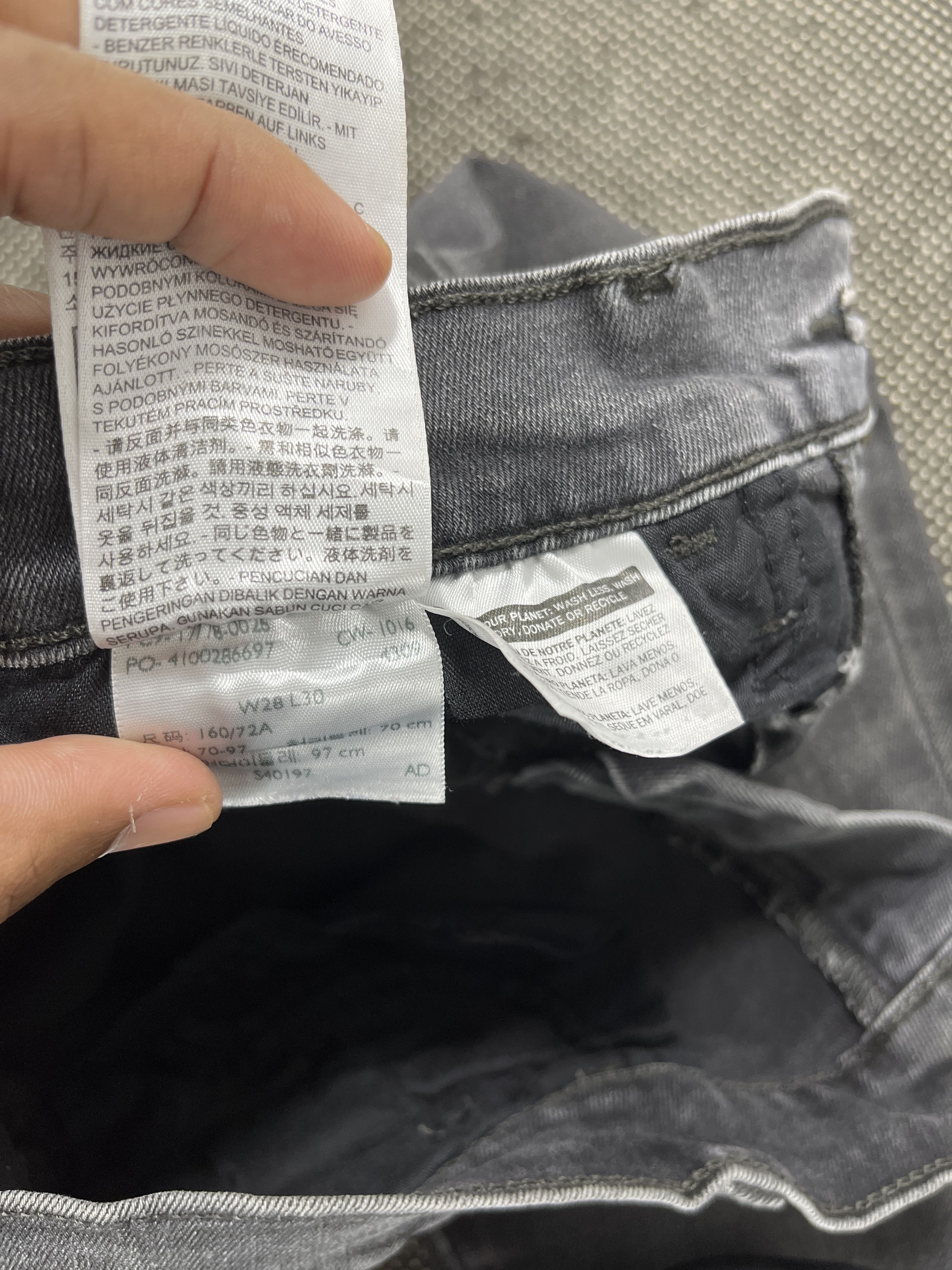 Levi's × Vintage Vintage Levis 710 Super Skinny Jeans JP099 Size 28" / US 6 / IT 42 - 8 Thumbnail