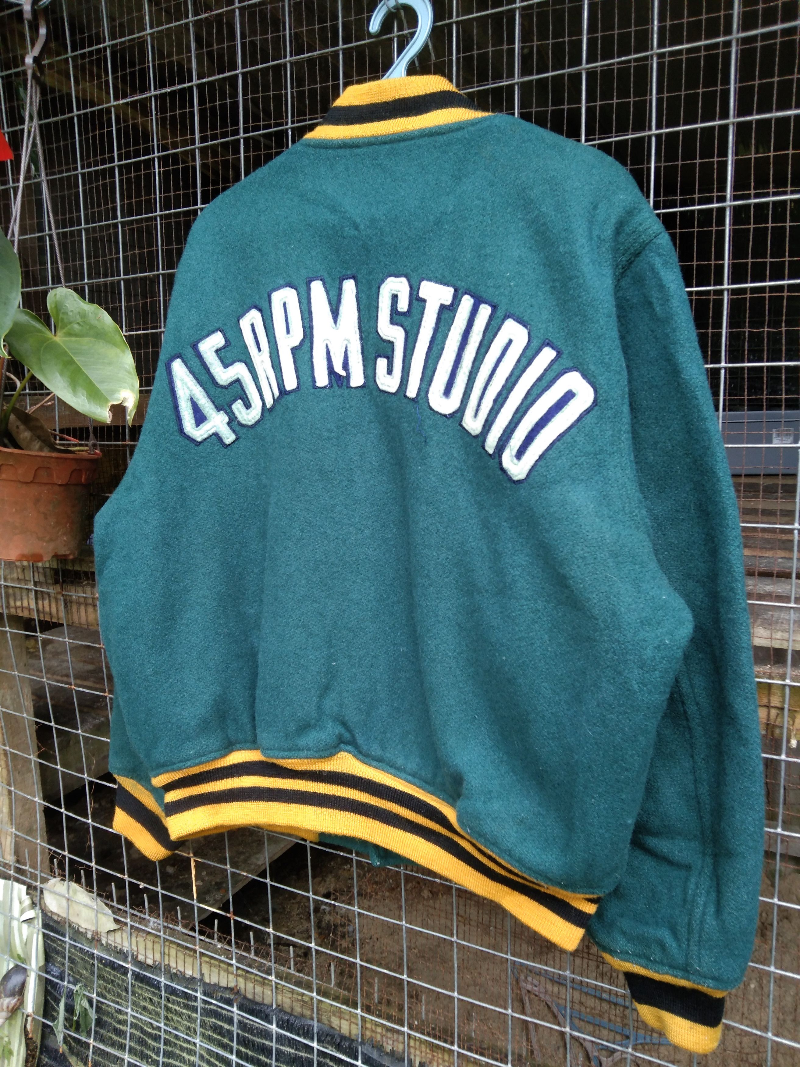 45rpm × Designer VINTAGEDEALS 45RPM STUDIO RARE VARSITY JACKET Size US L / EU 52-54 / 3 - 2 Thumbnail