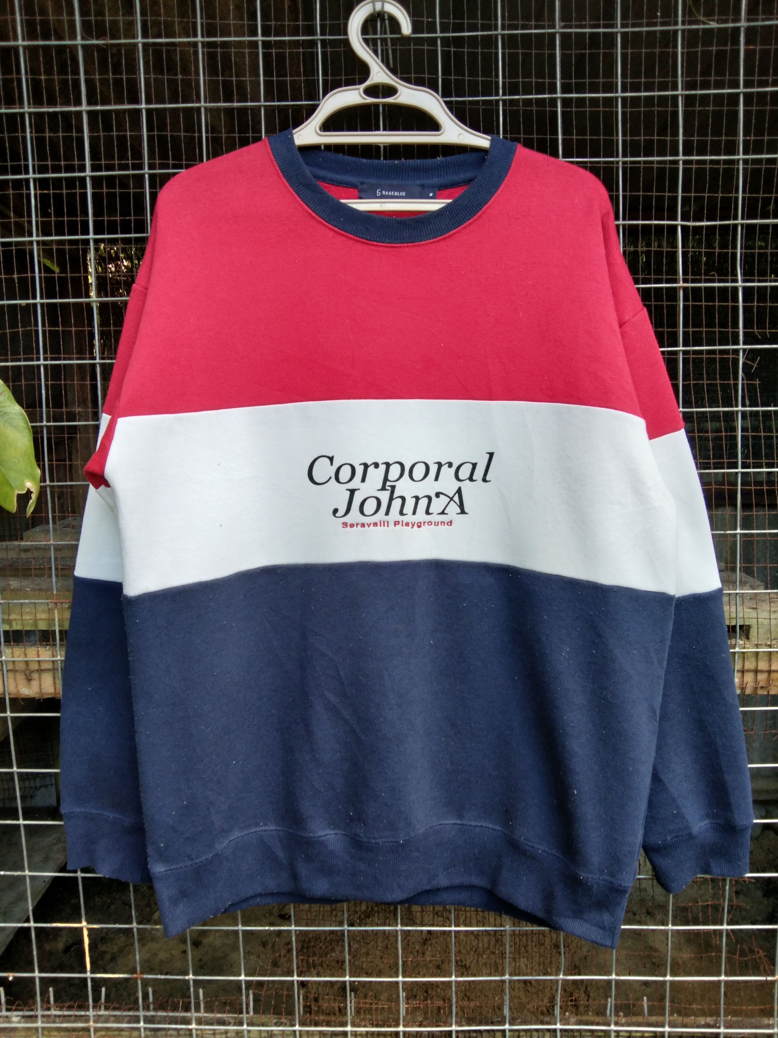 RAGEBLUE × Vintage RAGEBLUE COLOUR BLOCK SWEATSHIRT Size US M / EU 48-50 / 2 - 1 Thumbnail