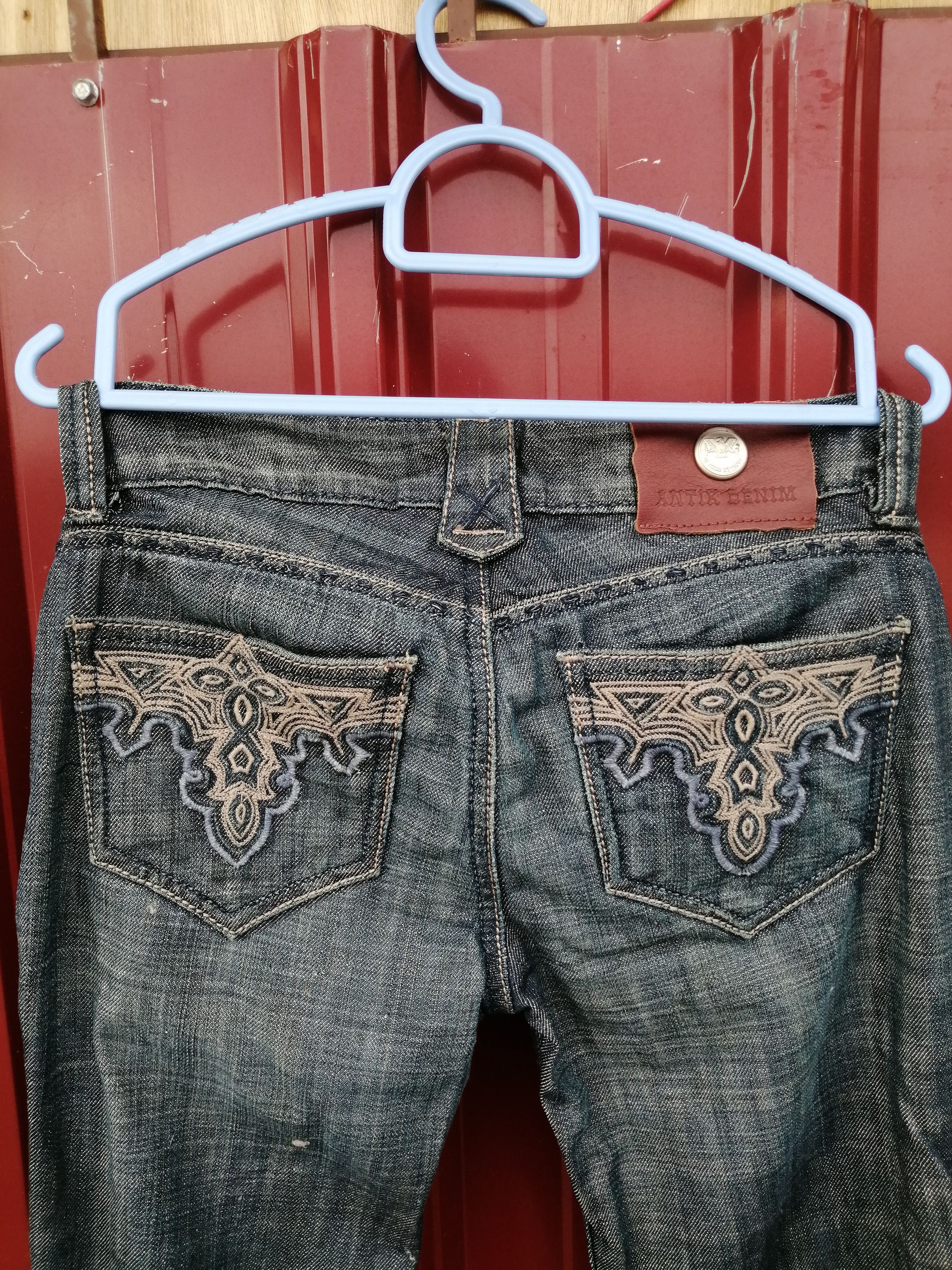Antik Denim ANTIK DENIM Rare Flared Skinny Jeans Size 30" / US 8 / IT 44 - 3 Thumbnail