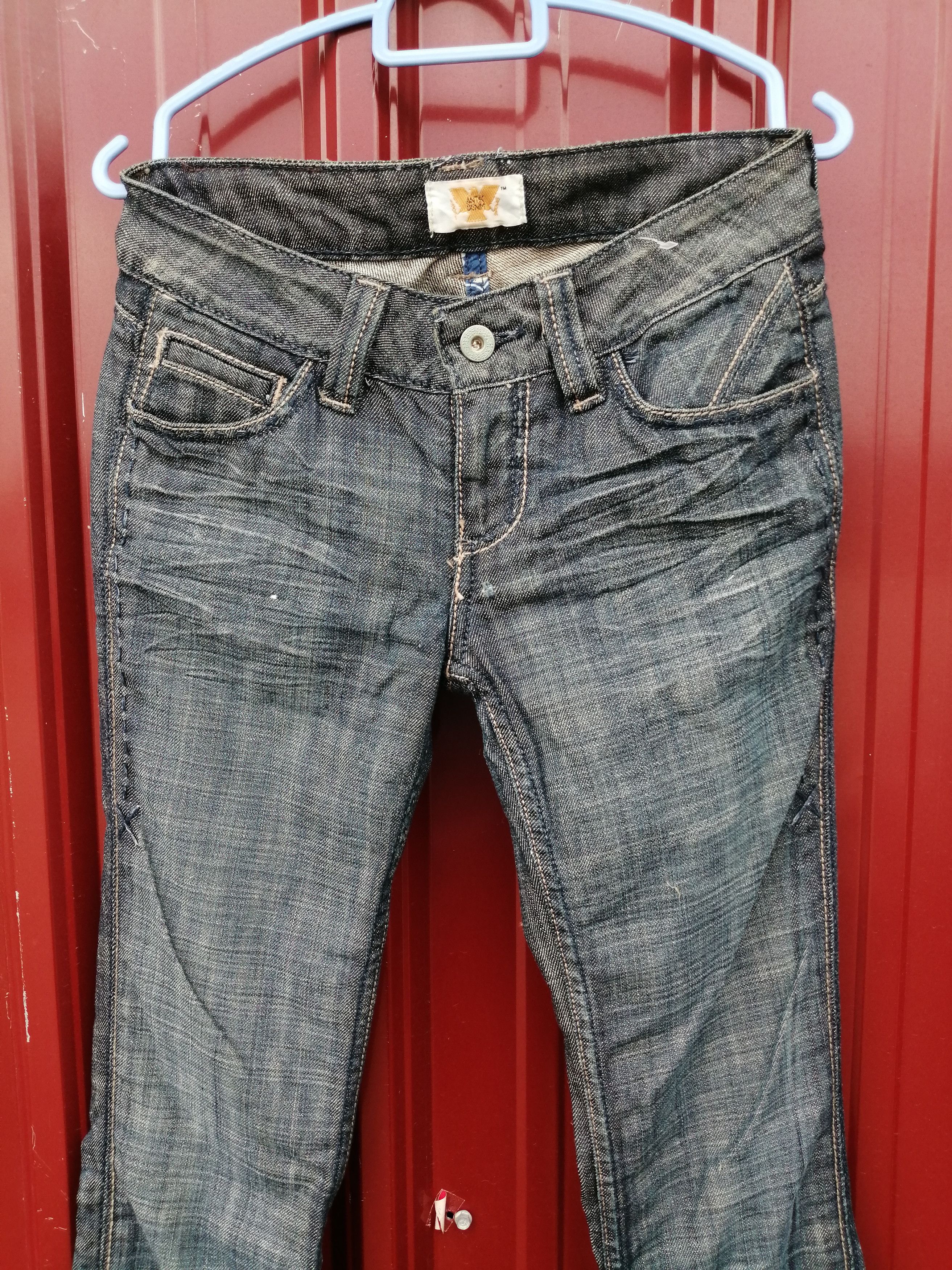 Antik Denim ANTIK DENIM Rare Flared Skinny Jeans Size 30" / US 8 / IT 44 - 2 Thumbnail