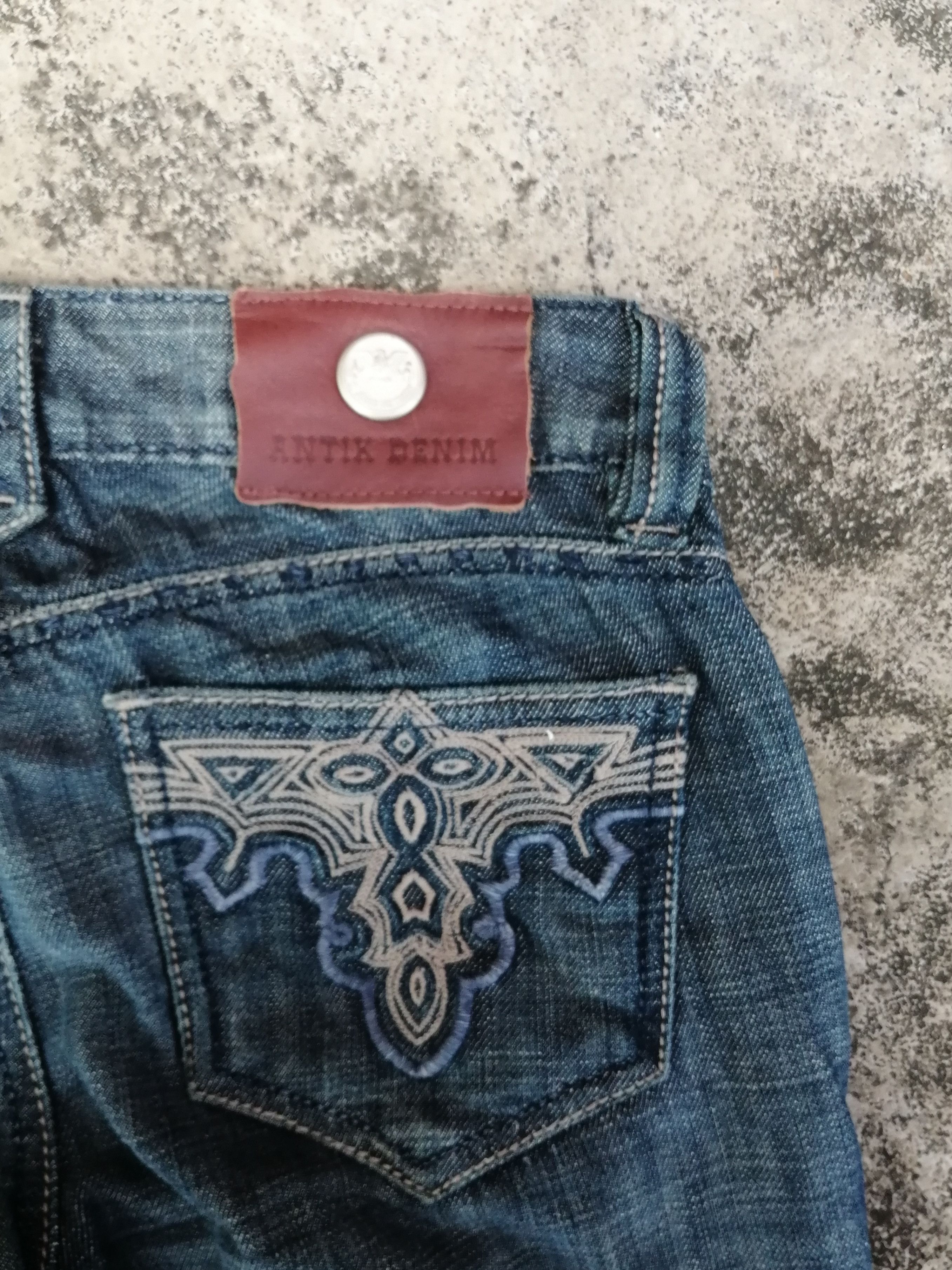 Antik Denim ANTIK DENIM Rare Flared Skinny Jeans Size 30" / US 8 / IT 44 - 6 Thumbnail