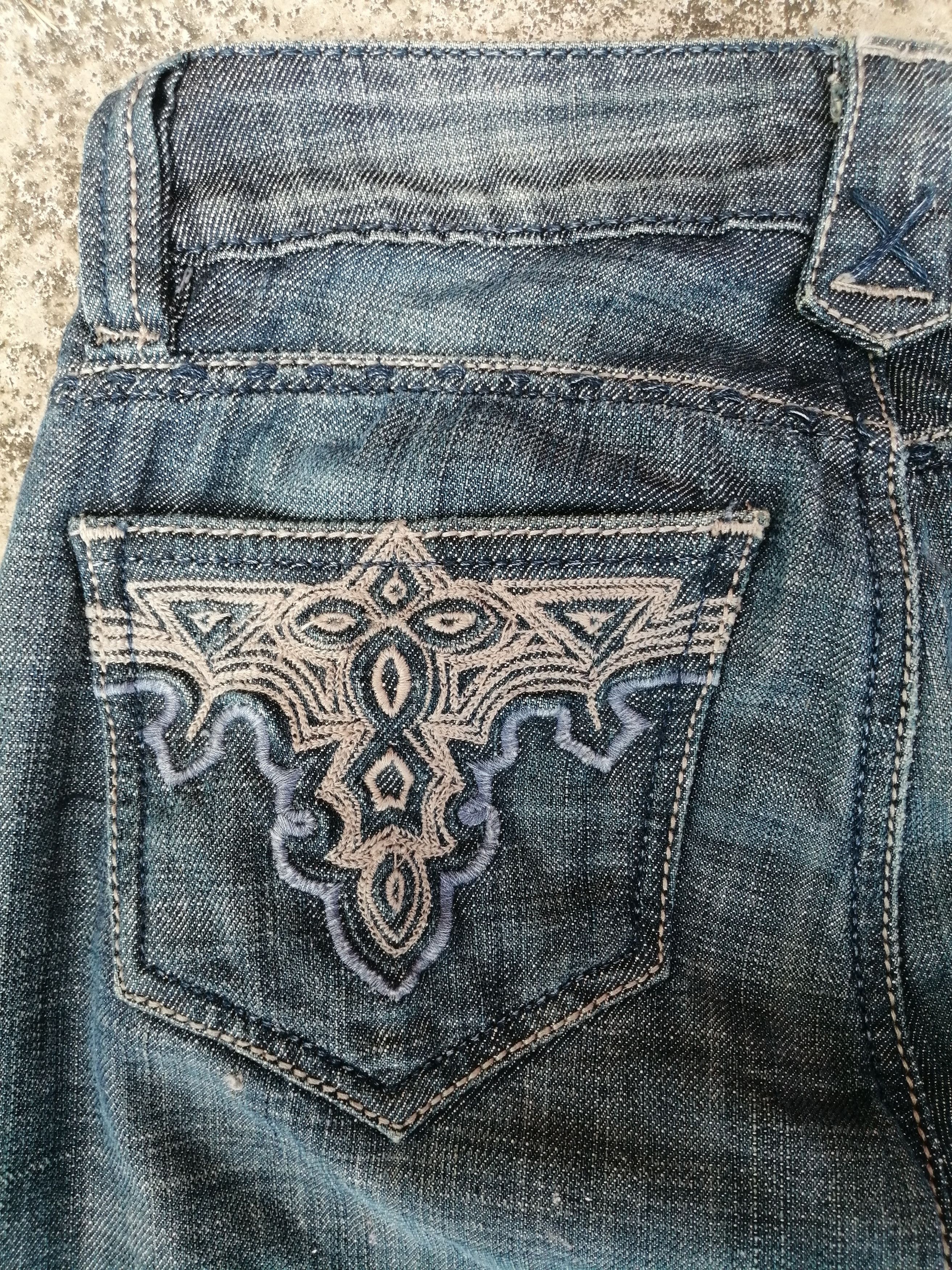 Antik Denim ANTIK DENIM Rare Flared Skinny Jeans Size 30" / US 8 / IT 44 - 10 Thumbnail