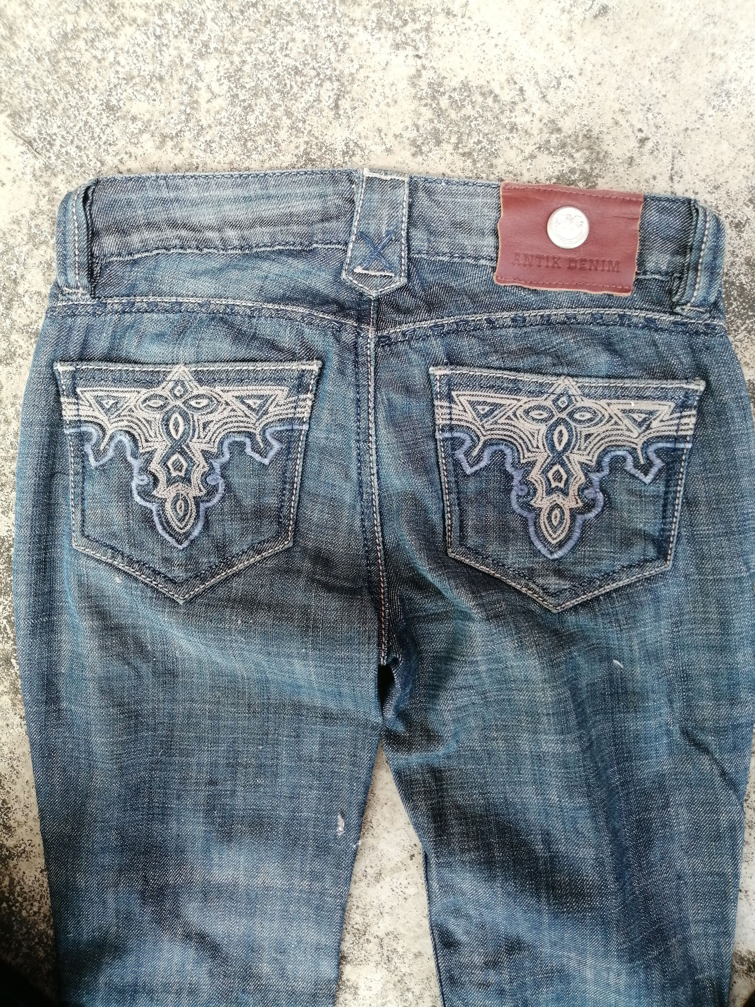 Antik Denim ANTIK DENIM Rare Flared Skinny Jeans Size 30" / US 8 / IT 44 - 4 Thumbnail