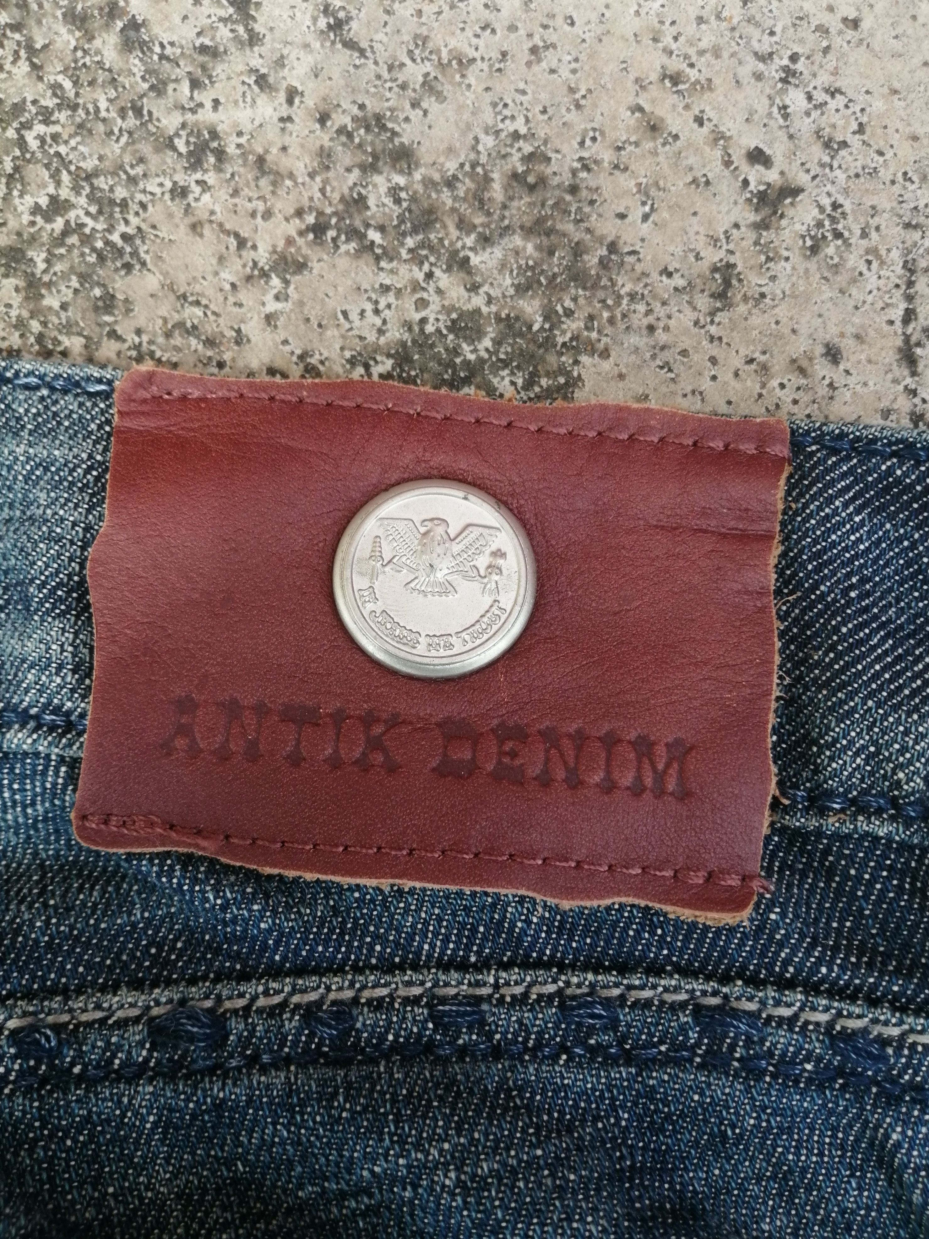 Antik Denim ANTIK DENIM Rare Flared Skinny Jeans Size 30" / US 8 / IT 44 - 5 Thumbnail