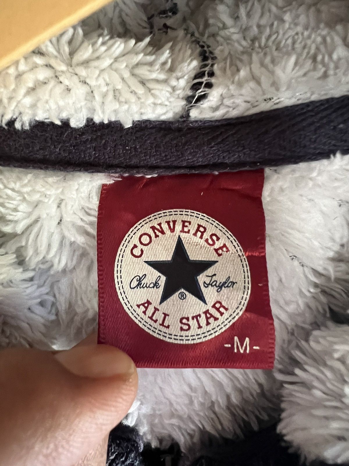 Converse 🔥Converse All Star Faux Fur Zipper Hoodie Size US S / EU 44-46 / 1 - 13 Thumbnail