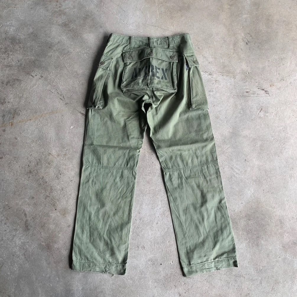 image of Vintage Avirex Big Pocket With Stencil Cop Utility Pants in Green Army, Men's (Size 29)