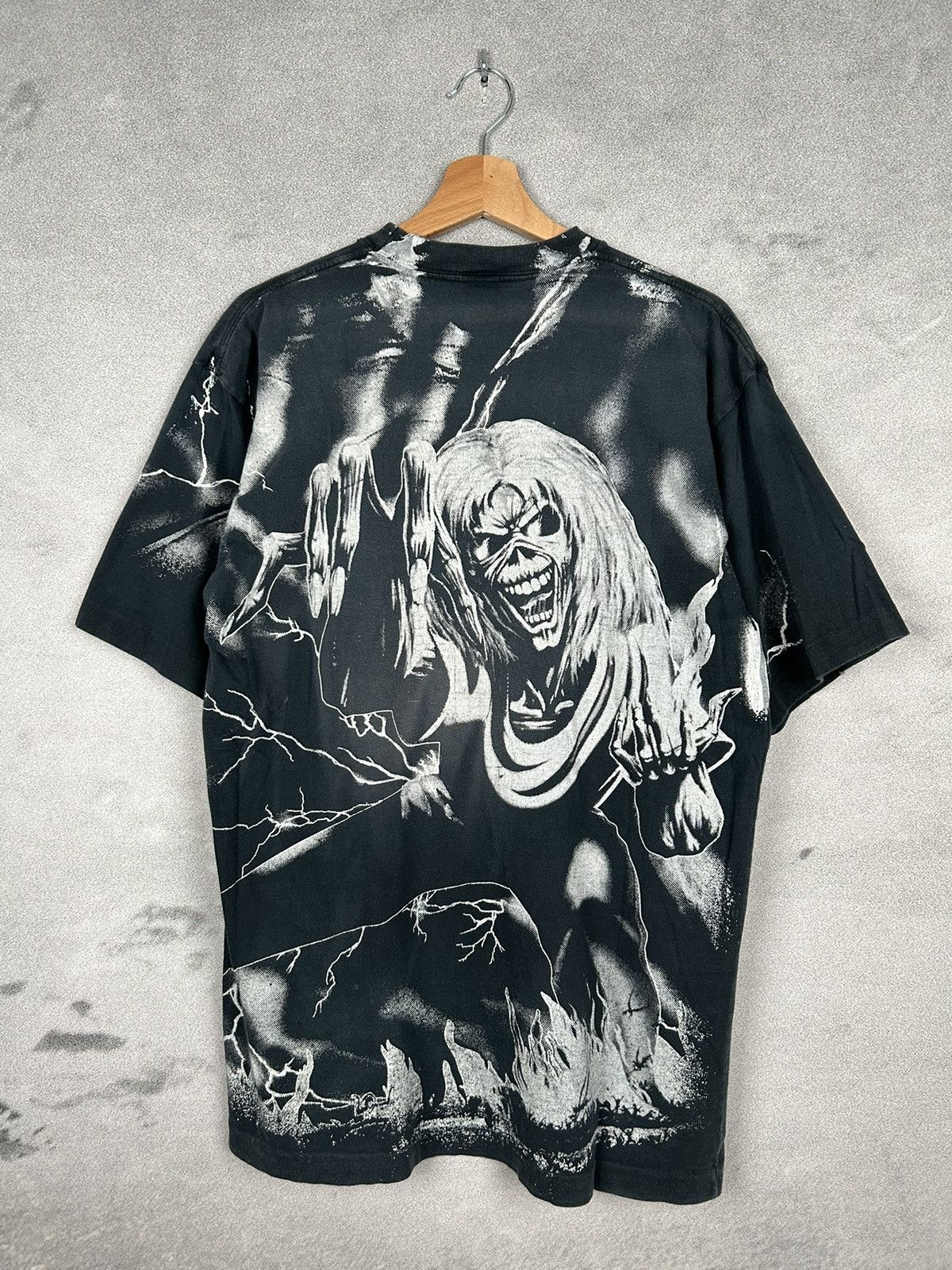 Band Tees Vintage Iron Maiden Overprint 1992 Mega Rare AOP 90s Metal Size US L / EU 52-54 / 3 - 2 Thumbnail
