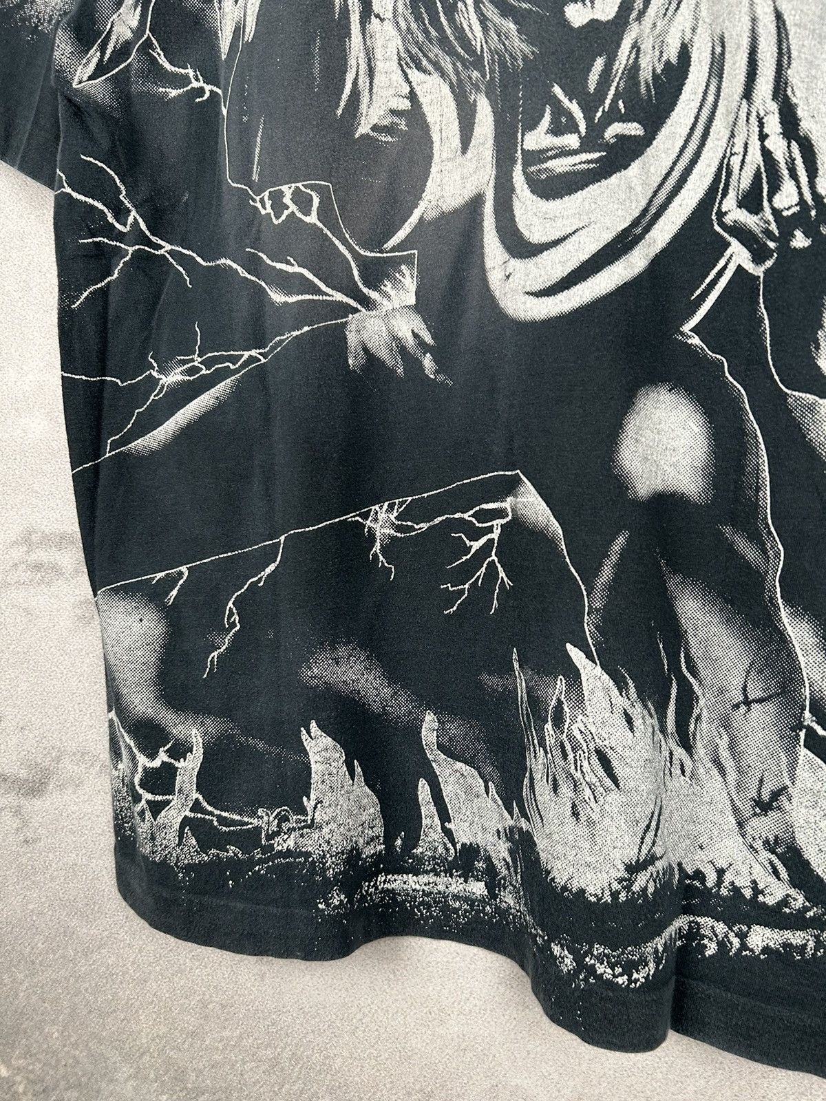 Band Tees Vintage Iron Maiden Overprint 1992 Mega Rare AOP 90s Metal Size US L / EU 52-54 / 3 - 7 Thumbnail