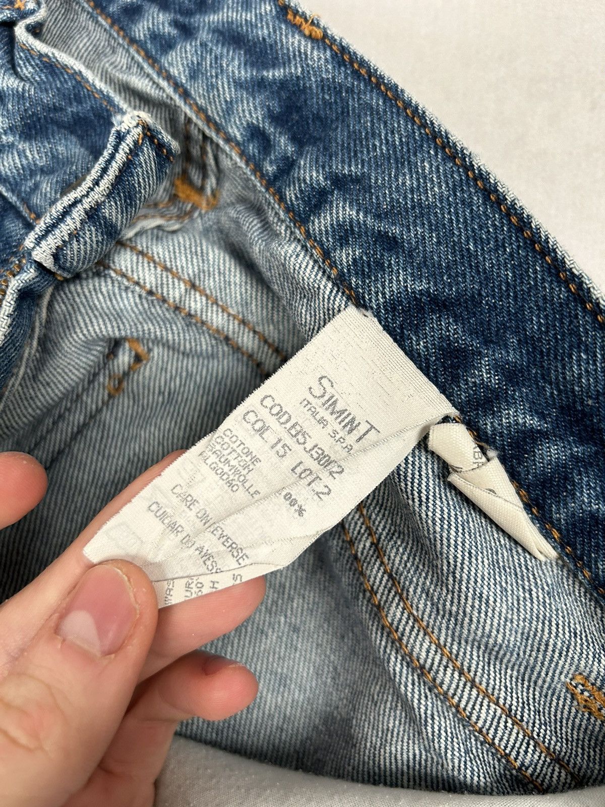 Armani Vintage Armani Jeans Denim 90s 80s Archival Punk Rock Size US 30 / EU 46 - 7 Thumbnail