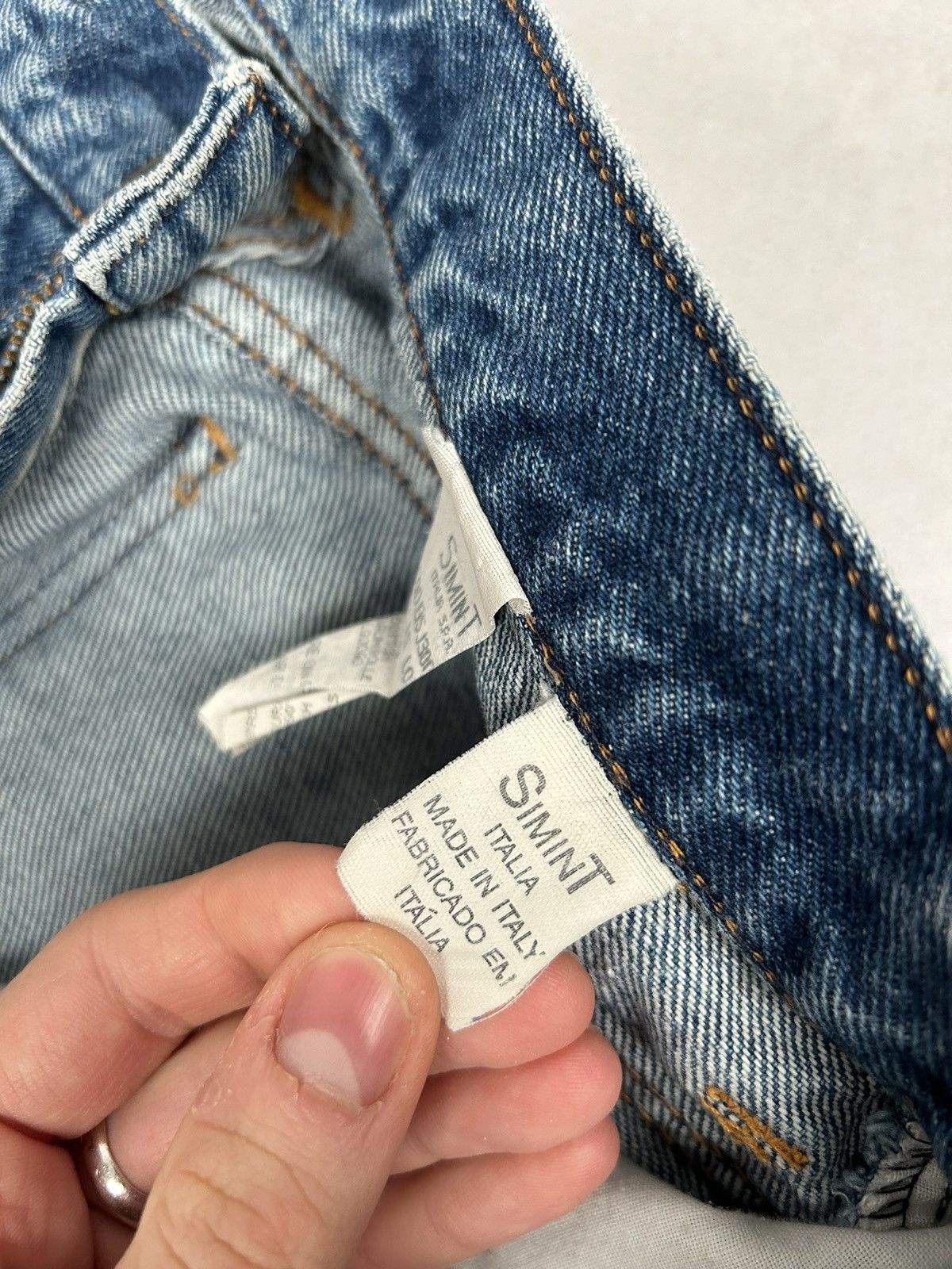 Armani Vintage Armani Jeans Denim 90s 80s Archival Punk Rock Size US 30 / EU 46 - 8 Thumbnail