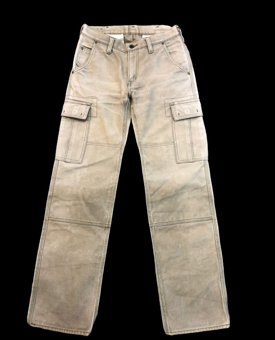 Iron Heart 🇯🇵 Iron Heart Cargo Riding Motorcycle Denim Pant Size US 31 - 7 Thumbnail