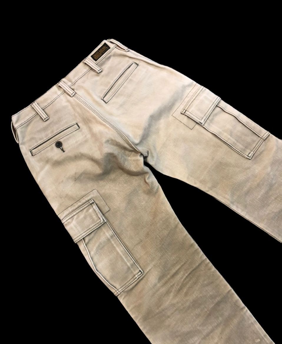 Iron Heart 🇯🇵 Iron Heart Cargo Riding Motorcycle Denim Pant Size US 31 - 2 Thumbnail