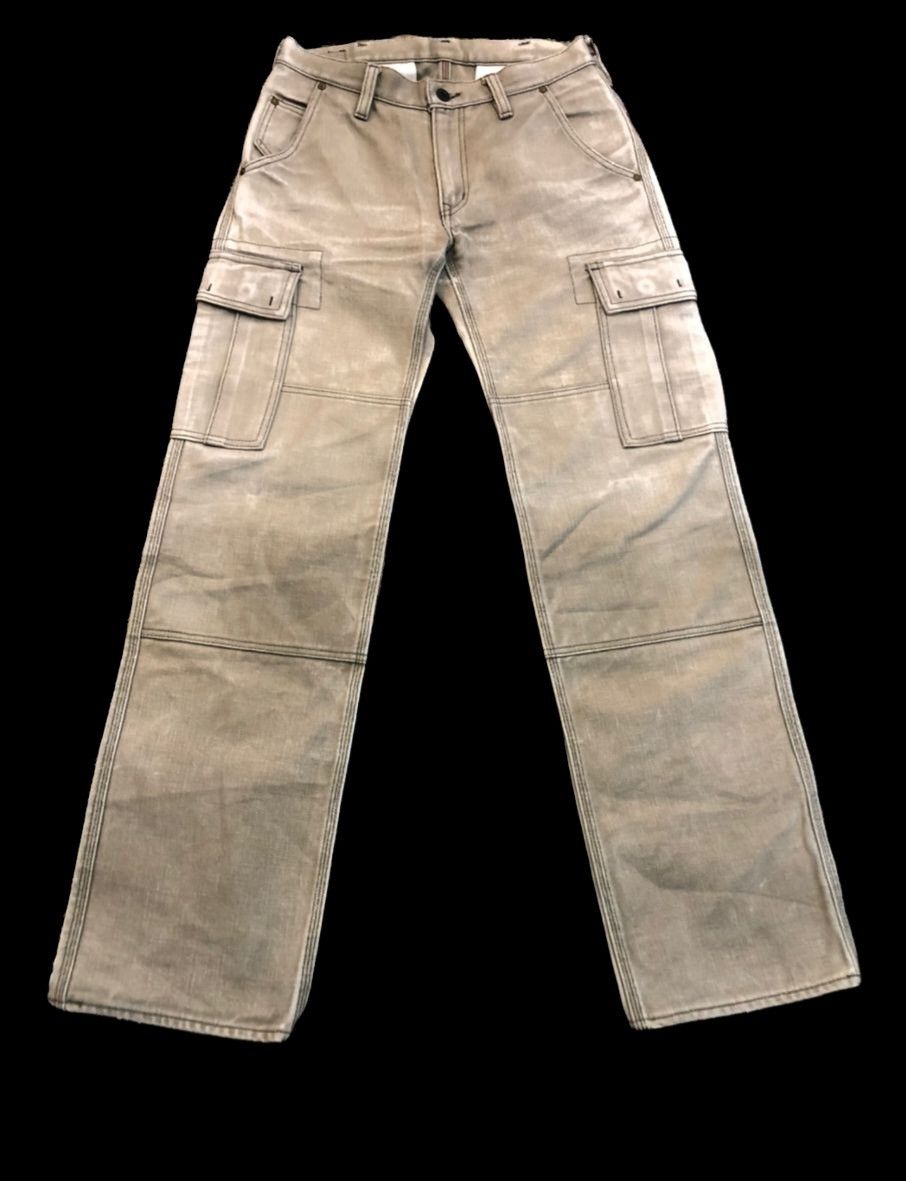 Iron Heart 🇯🇵 Iron Heart Cargo Riding Motorcycle Denim Pant Size US 31 - 5 Thumbnail