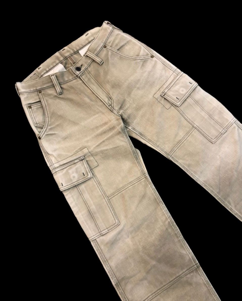 Iron Heart 🇯🇵 Iron Heart Cargo Riding Motorcycle Denim Pant Size US 31 - 1 Thumbnail