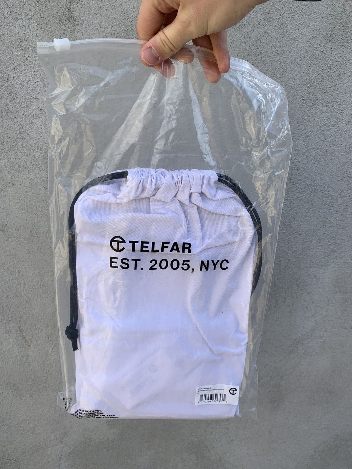 Telfar Telfar Small Patent Black Shopping Bag Size ONE SIZE - 3 Thumbnail