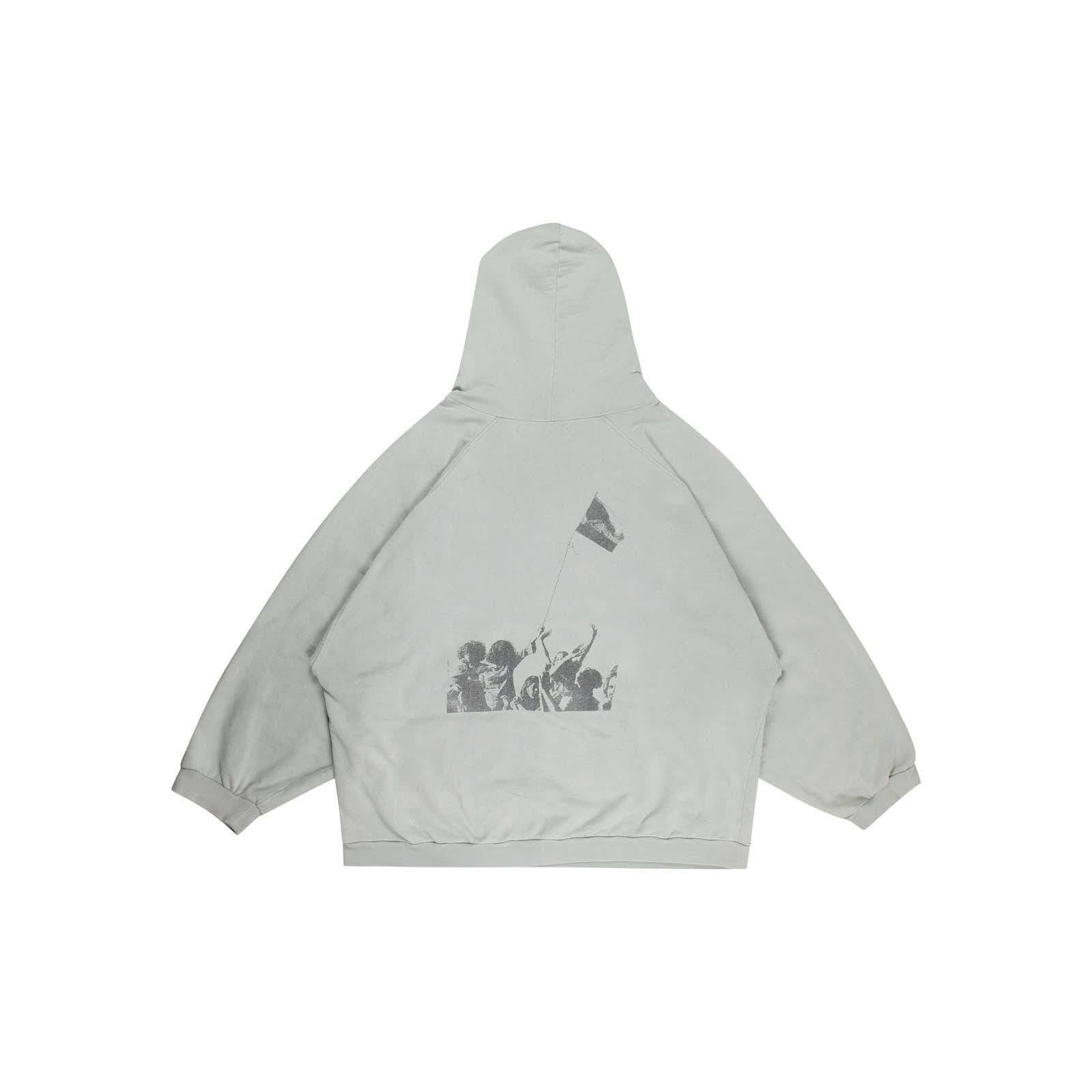 Raf Simons SS02 'Kollaps` Terror Hoodie | Grailed