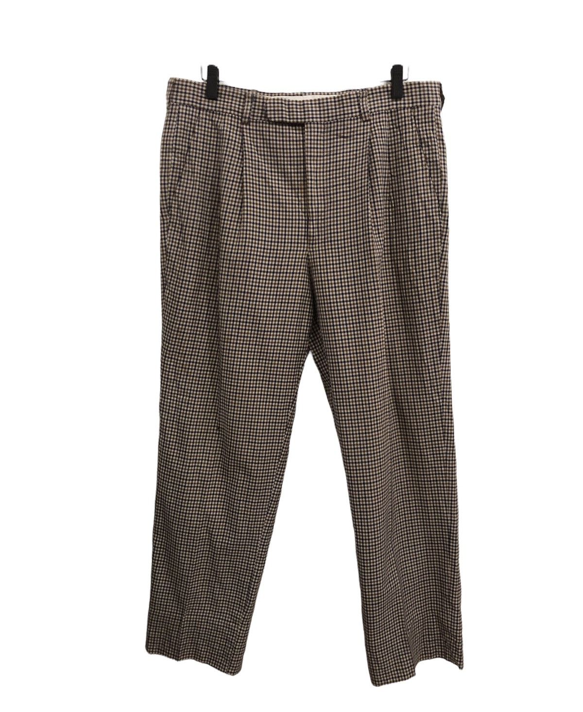 Aquascutum Plaid Tartan Wool Pant