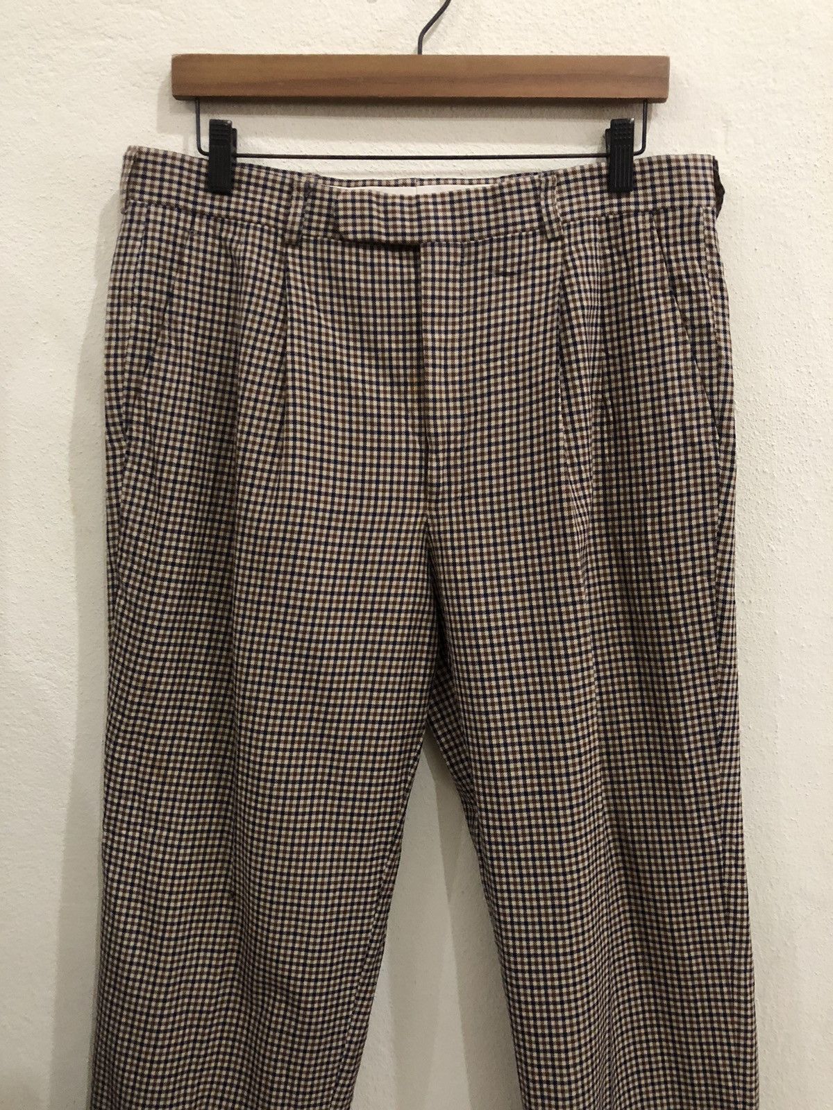 Aquascutum Aquascutum Plaid Tartan Wool Pant Size US 34 / EU 50 - 3 Thumbnail