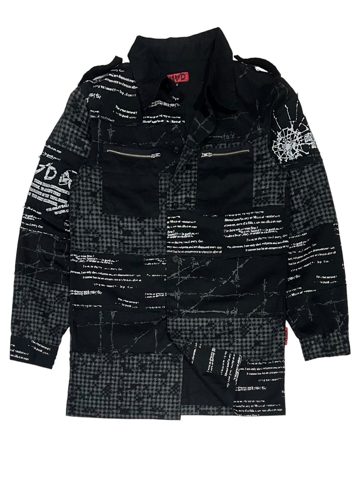 Seditionaries Japan brand Mad Punk Bondage Patchwork Shirt