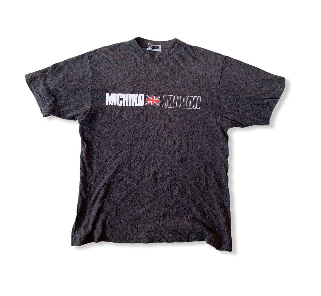 Michiko Koshino London Vintage Sun Faded Black Michiko London Single Stich Tshirt Size US M / EU 48-50 / 2 - 1 Thumbnail