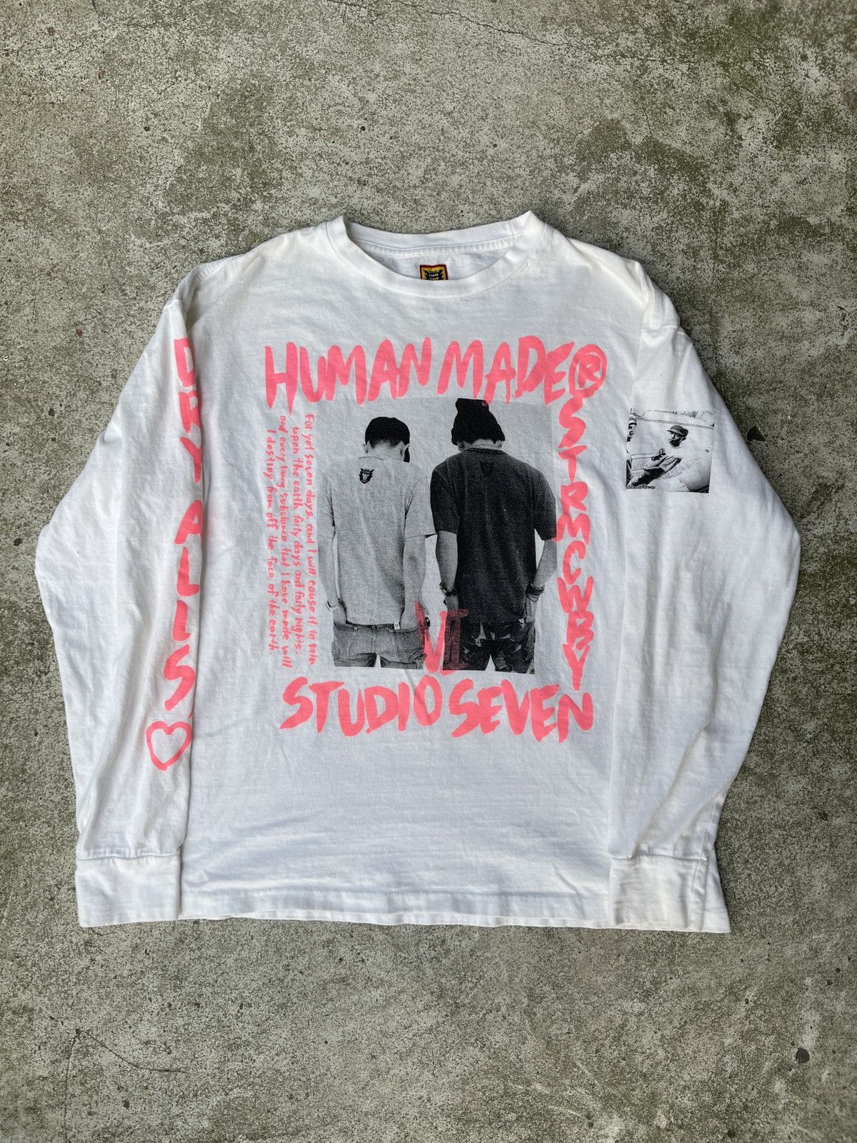 Human Made x shops Studio Seven Long Sleeve Tee