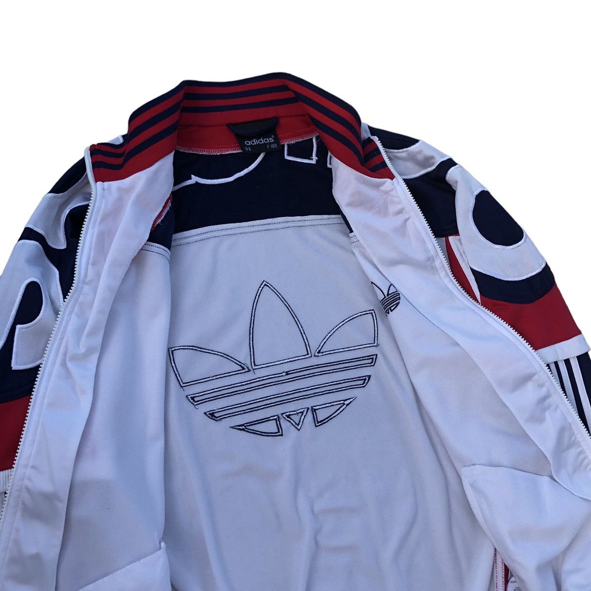 Adidas Vintage 90s Adidas Spellout Run DMC Sweater / Jacket Size US M / EU 48-50 / 2 - 11 Thumbnail