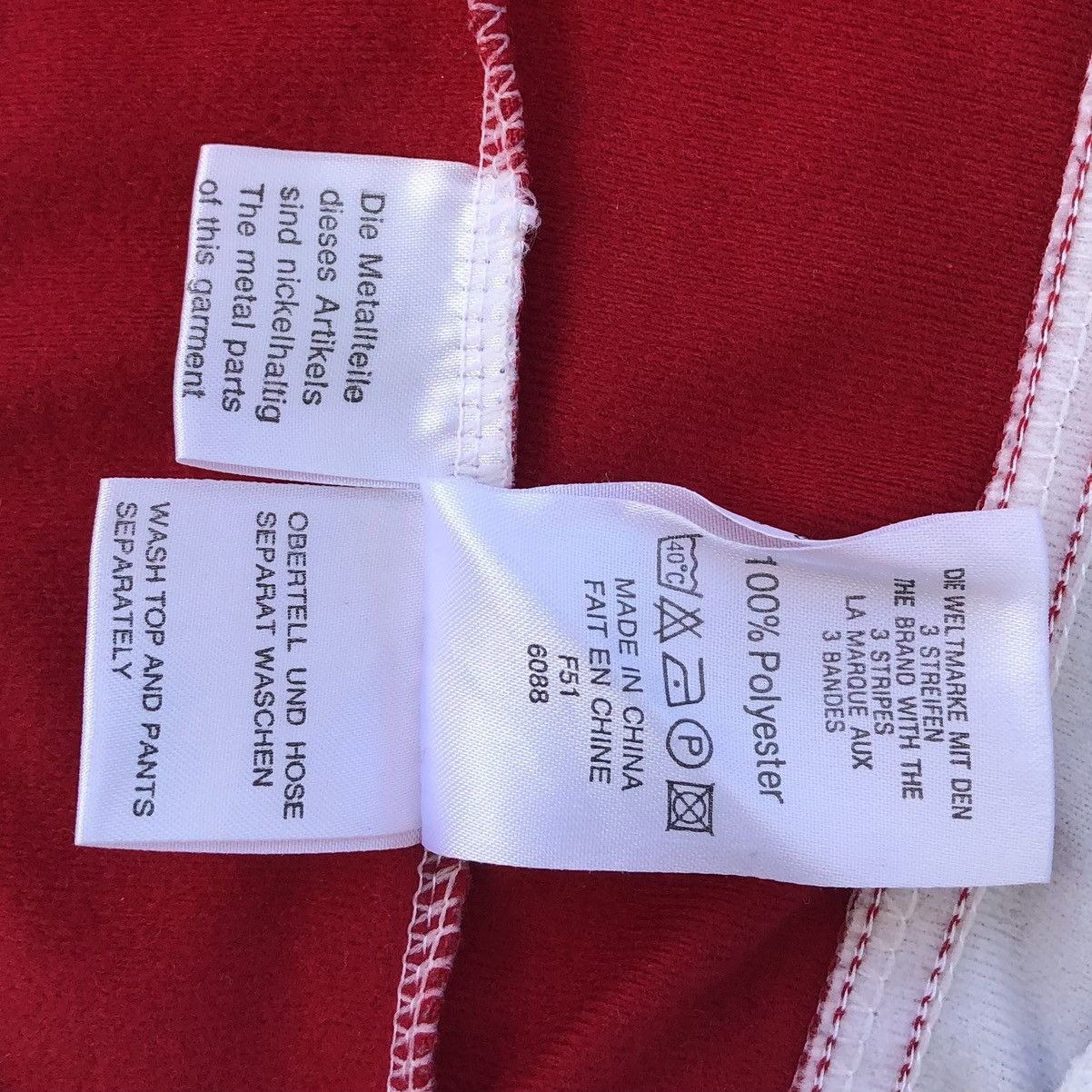 Adidas Vintage 90s Adidas Spellout Run DMC Sweater / Jacket Size US M / EU 48-50 / 2 - 16 Thumbnail