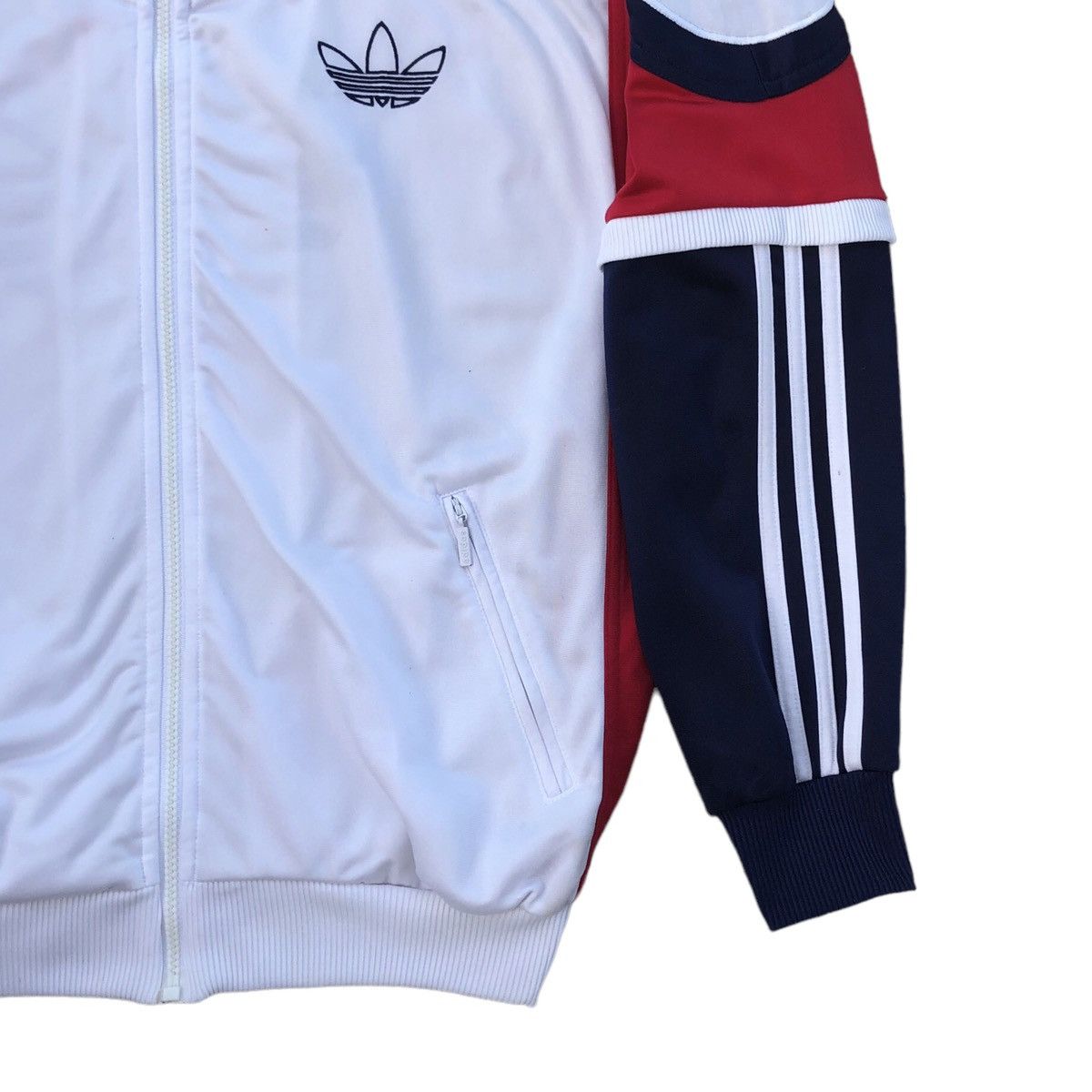 Adidas Vintage 90s Adidas Spellout Run DMC Sweater / Jacket Size US M / EU 48-50 / 2 - 6 Thumbnail