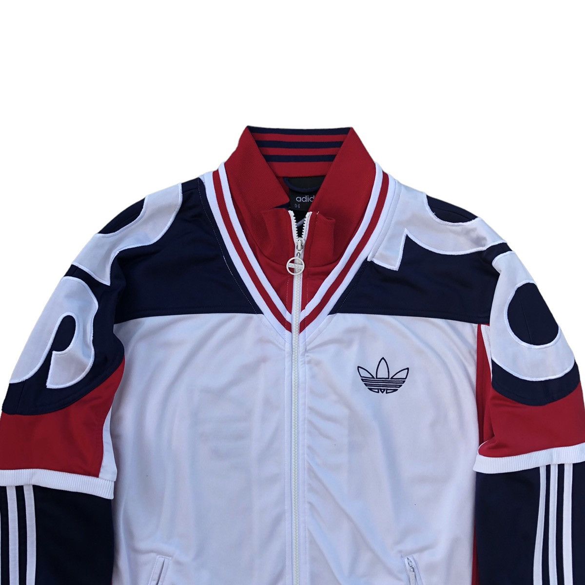 Adidas Vintage 90s Adidas Spellout Run DMC Sweater / Jacket Size US M / EU 48-50 / 2 - 3 Thumbnail